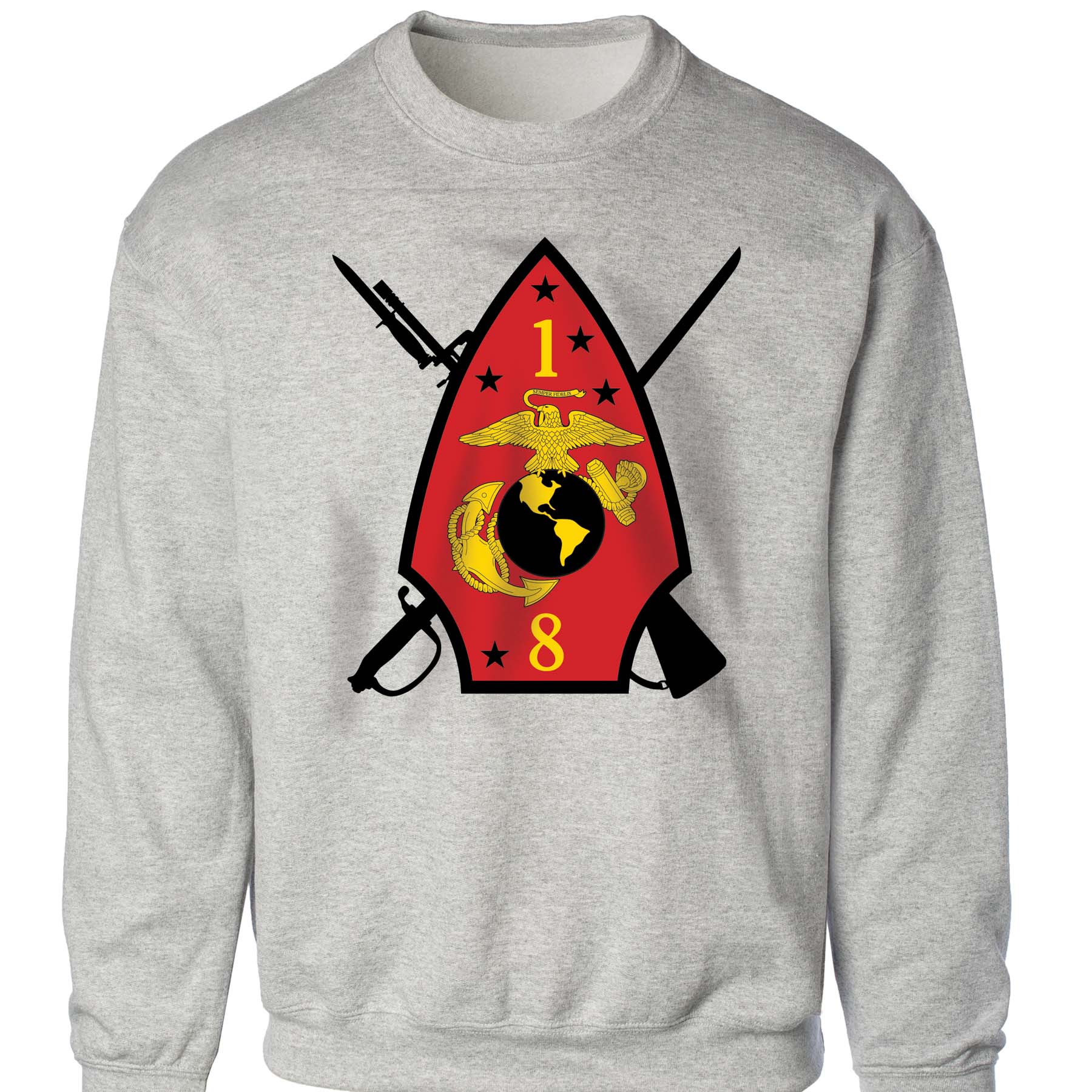 1st Battalion 8th Marines Sweatshirt - Image 2