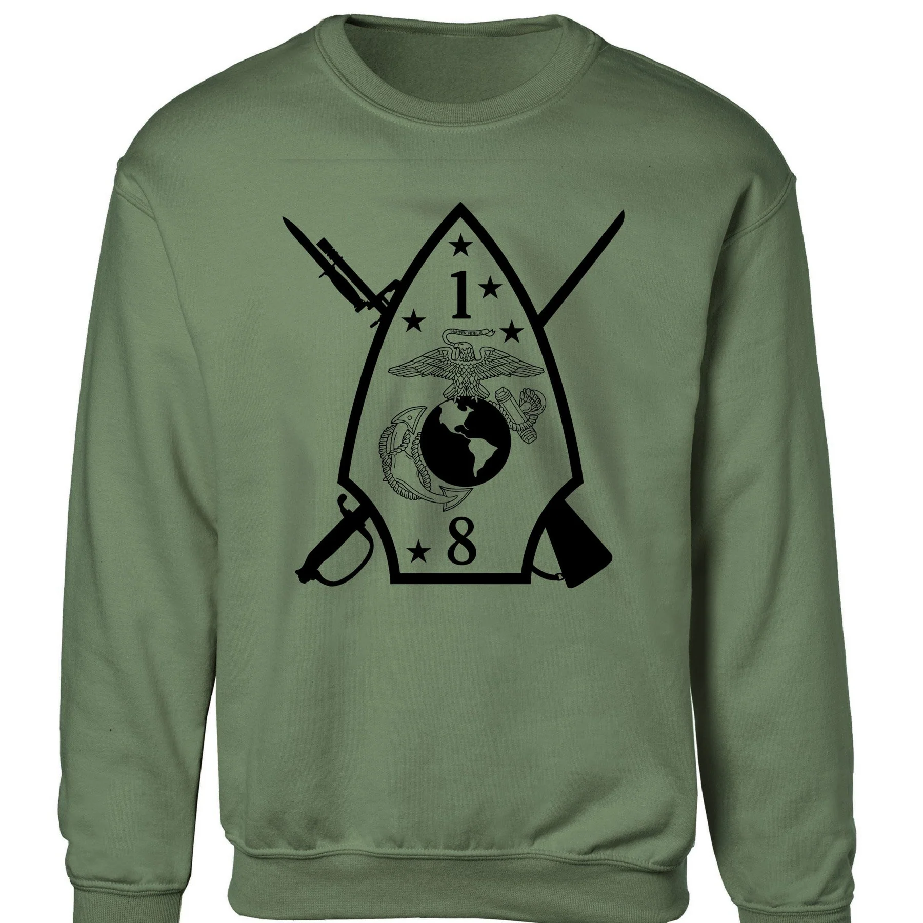 1st Battalion 8th Marines Sweatshirt - Image 3