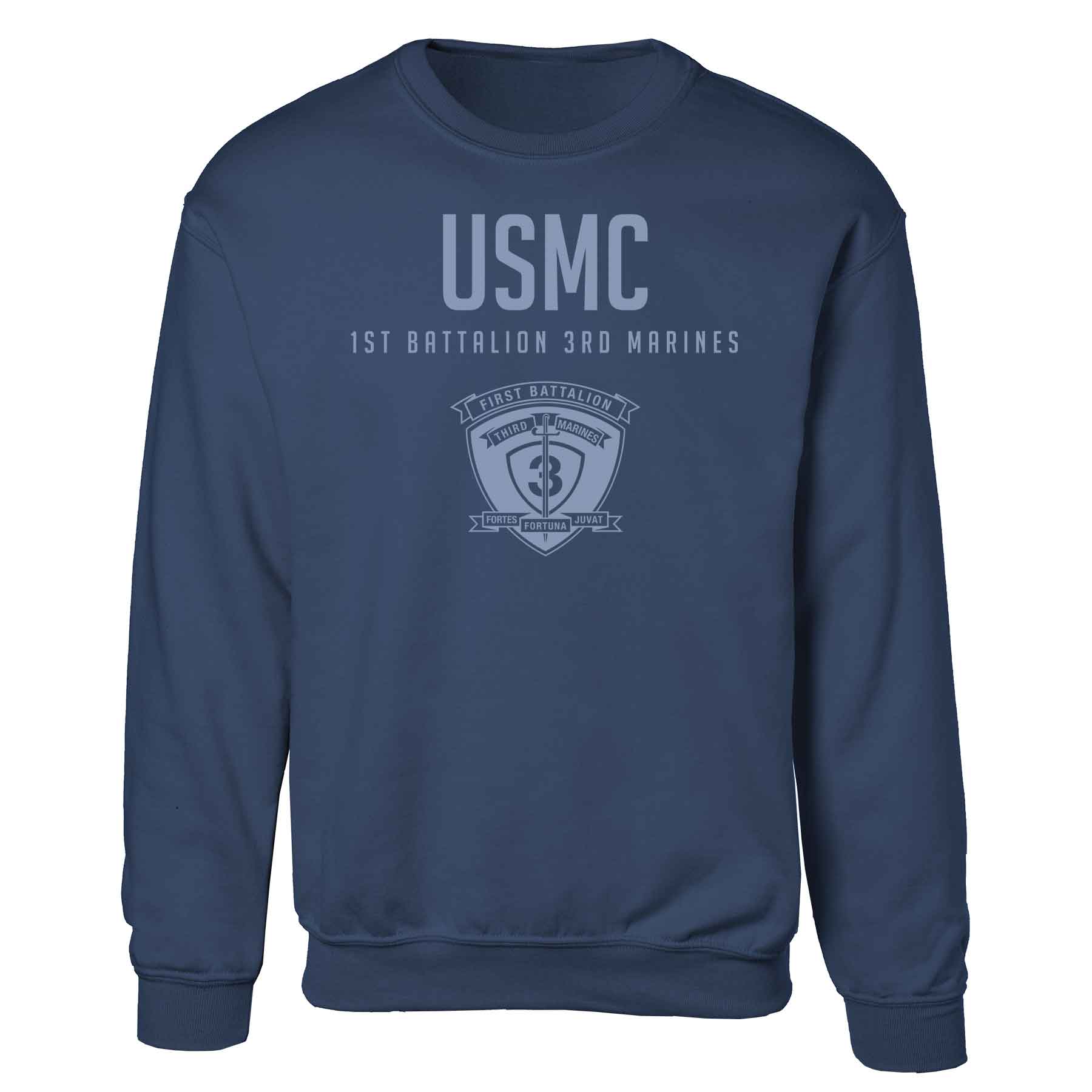 1st Battalion 3rd Marines Tonal Sweatshirt - Image 3