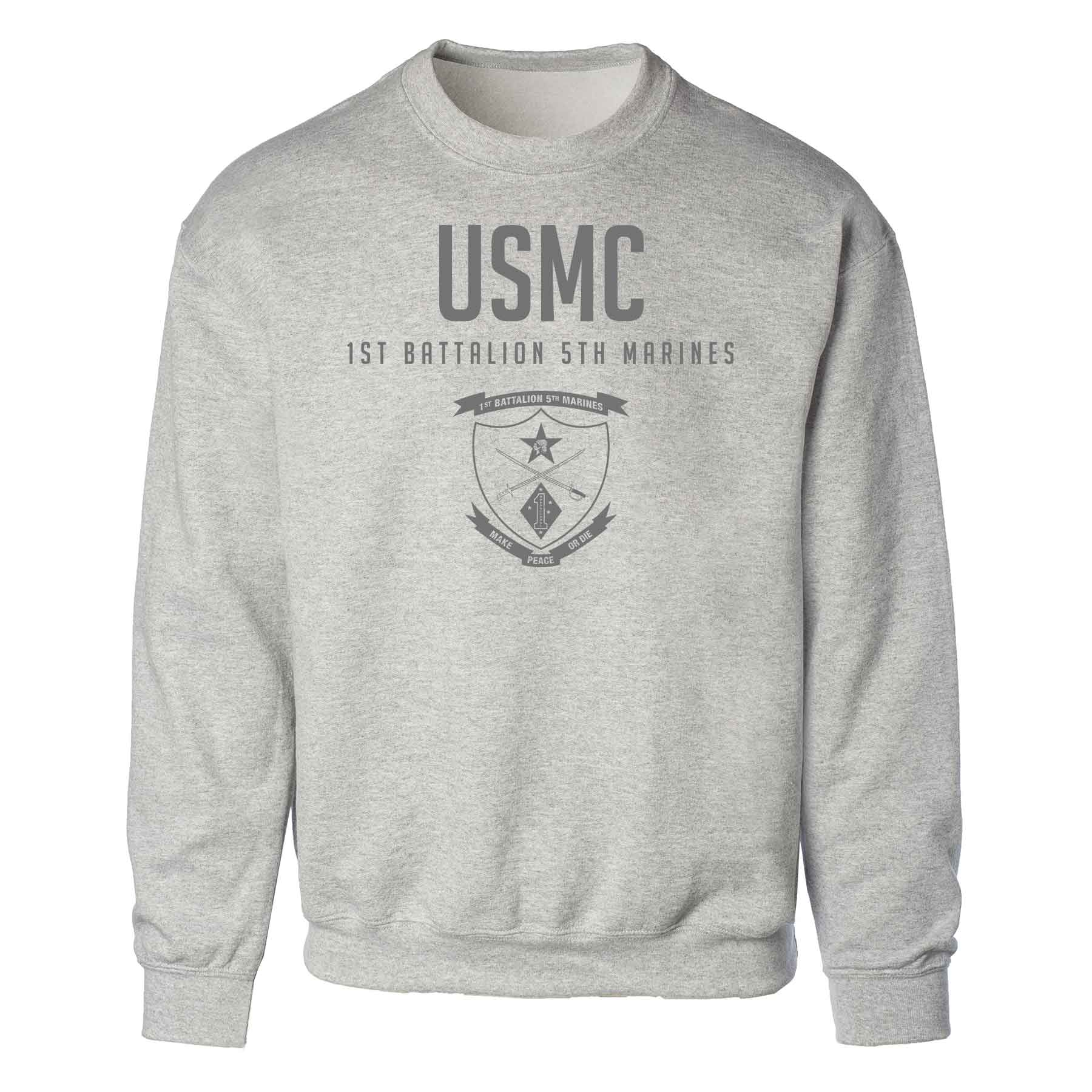 1st Battalion 5th Marines Tonal Sweatshirt - Image 2