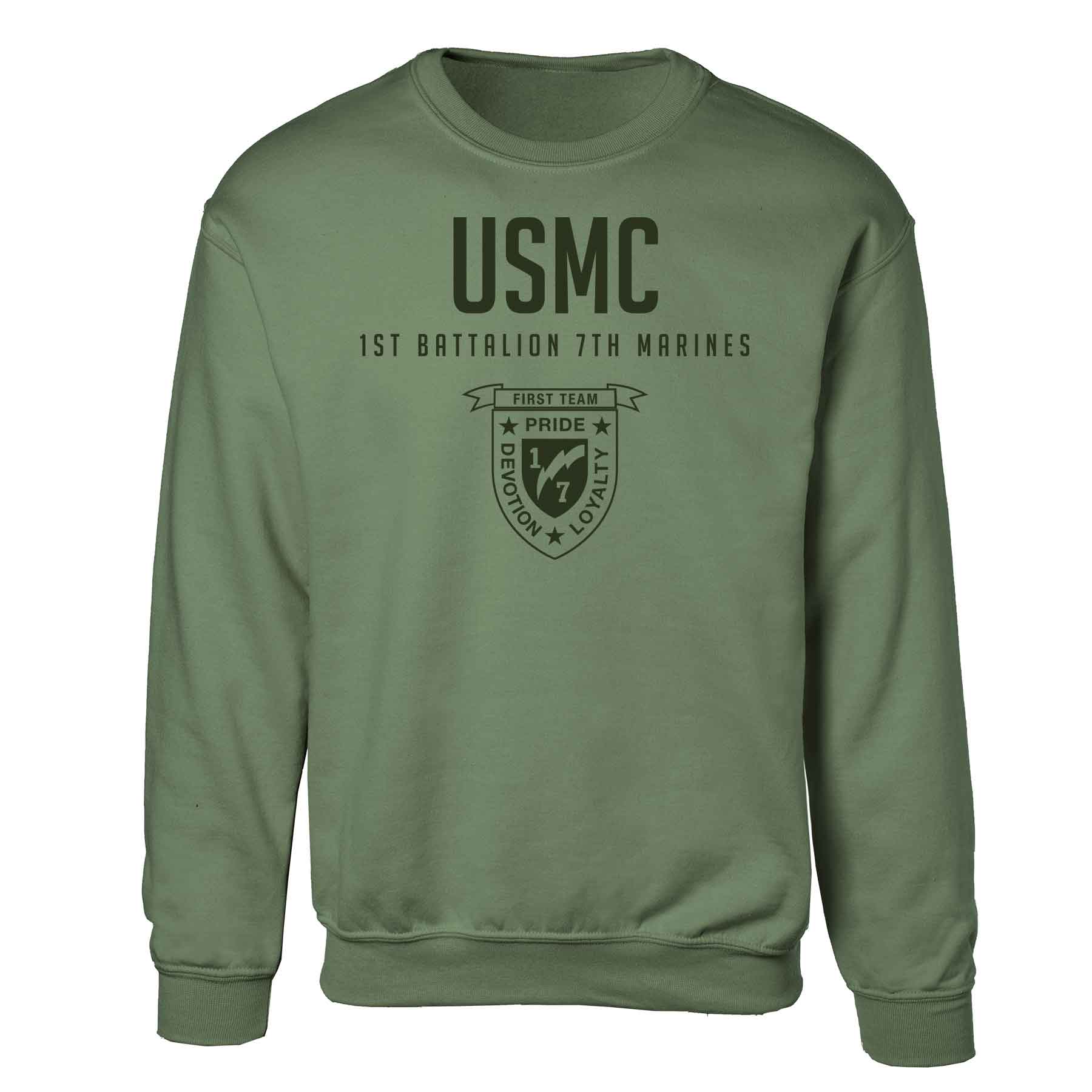 1st Battalion 7th Marines Tonal Sweatshirt - Image 4