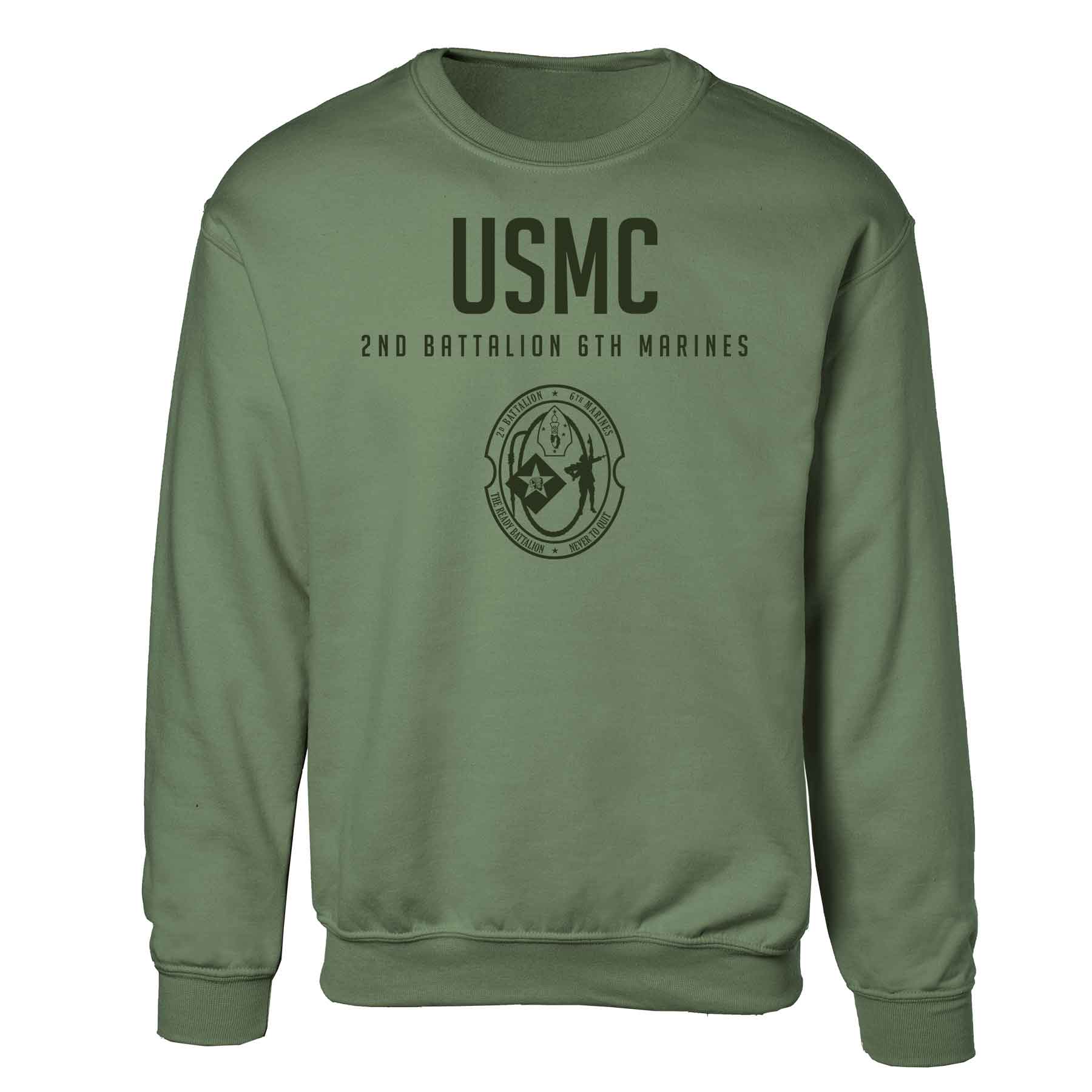 2nd Battalion 6th Marines Tonal Sweatshirt - Image 4