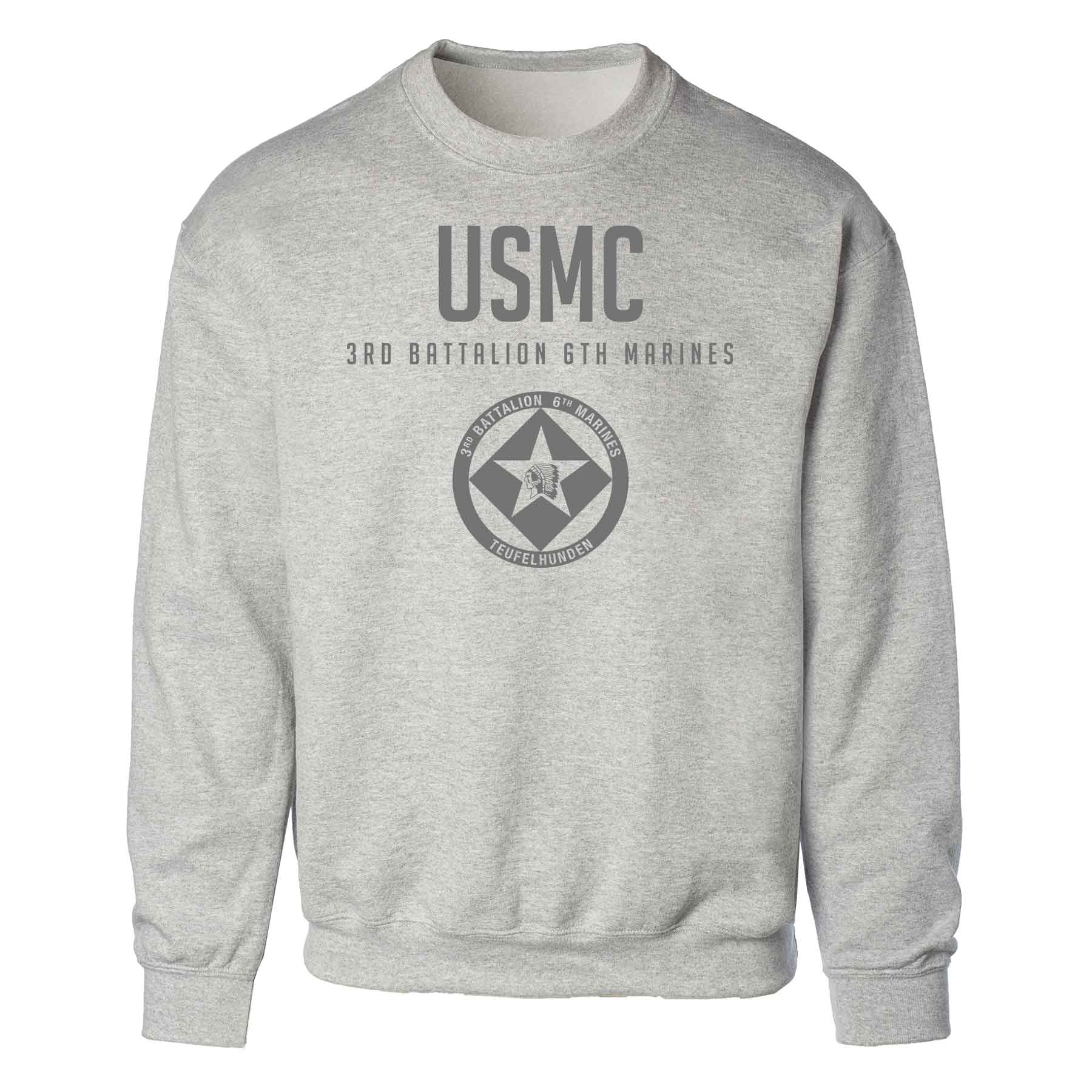 3rd Battalion 6th Marines Tonal Sweatshirt - Image 2
