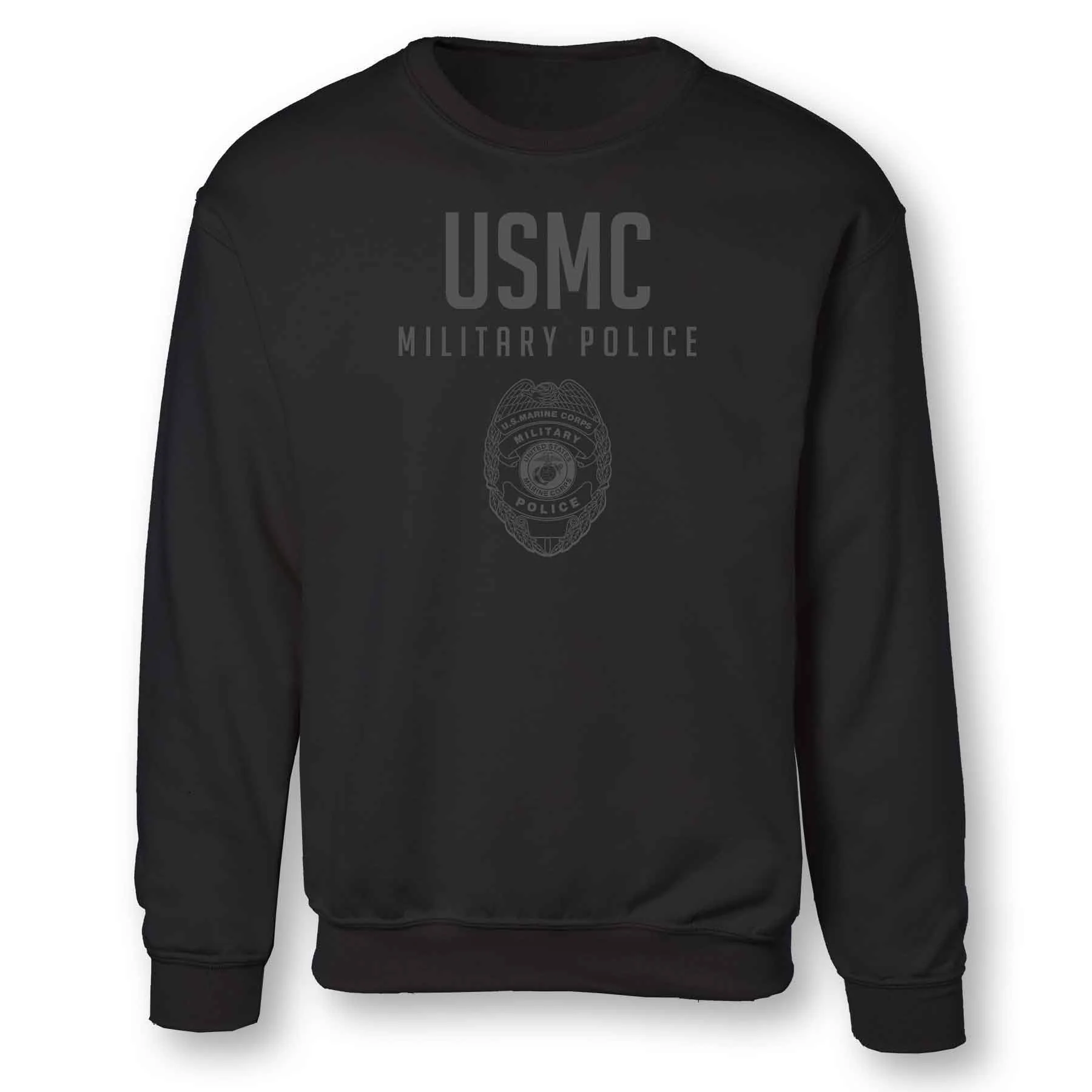 Military Police Badge Tonal Sweatshirt