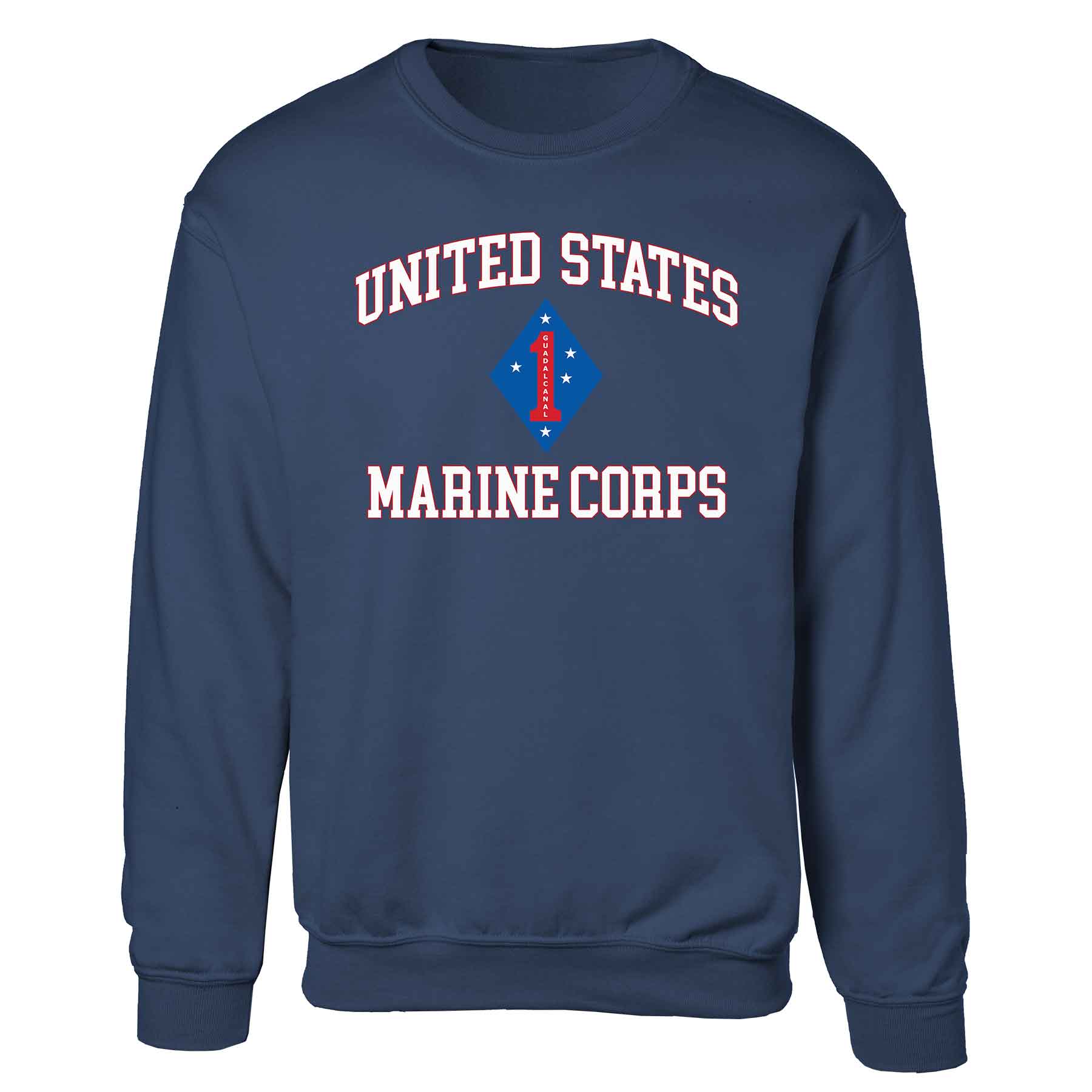 Guadalcanal 1st Marine Division USMC Sweatshirt - Image 3