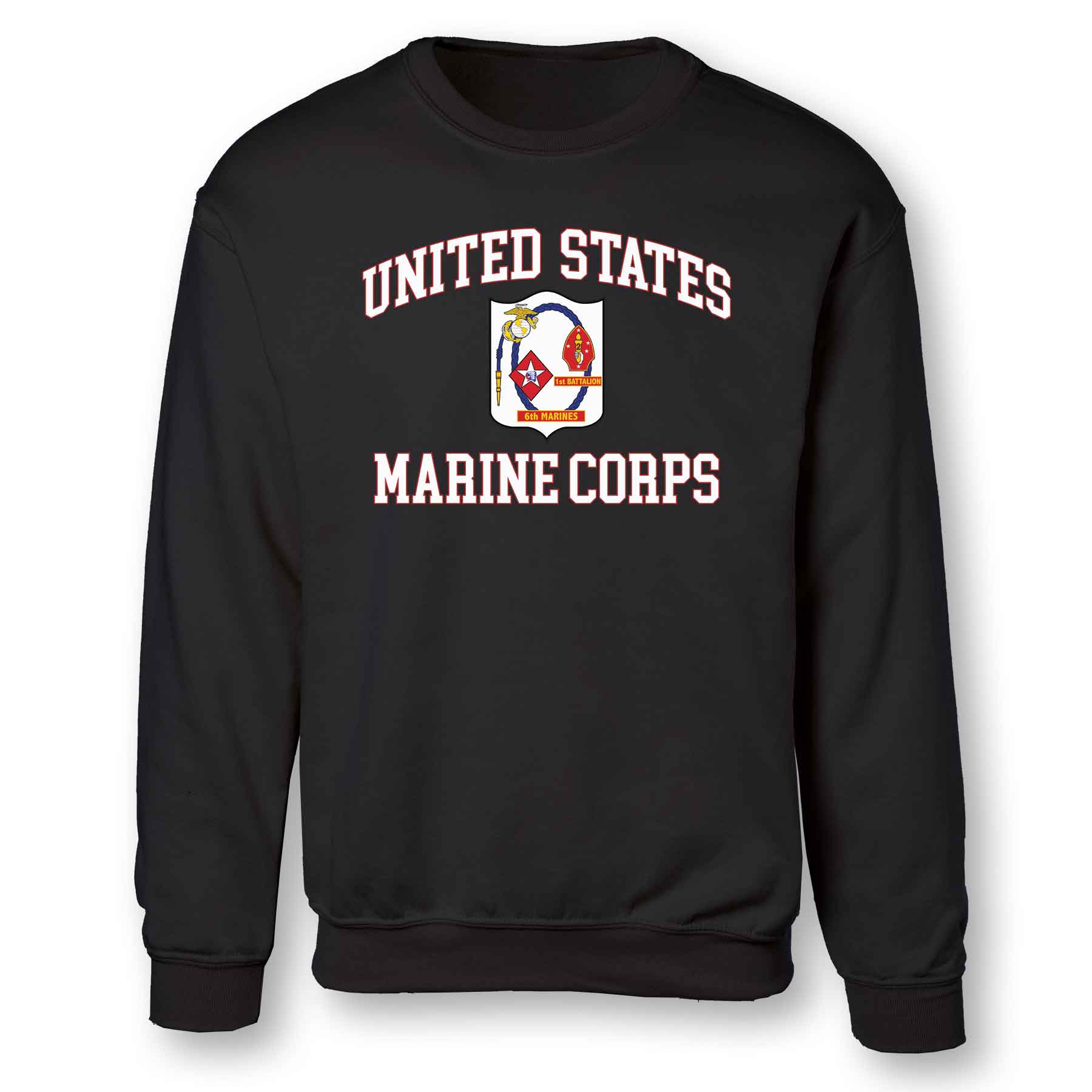1st Battalion 6th Marines USMC Sweatshirt
