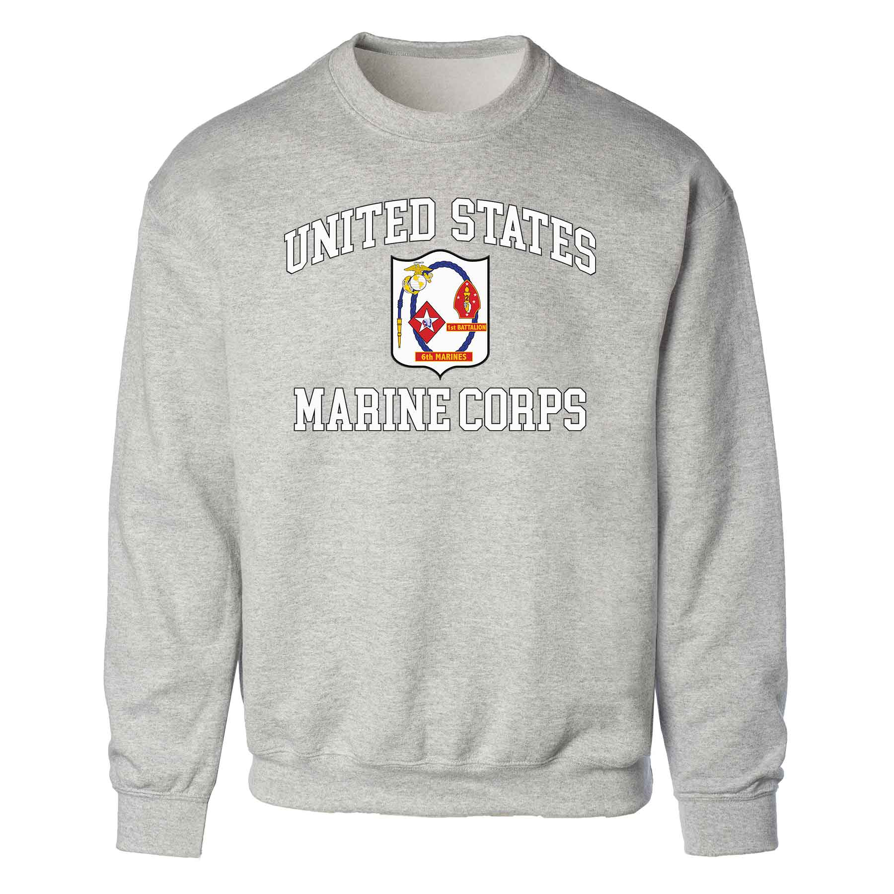 1st Battalion 6th Marines USMC Sweatshirt - Image 2