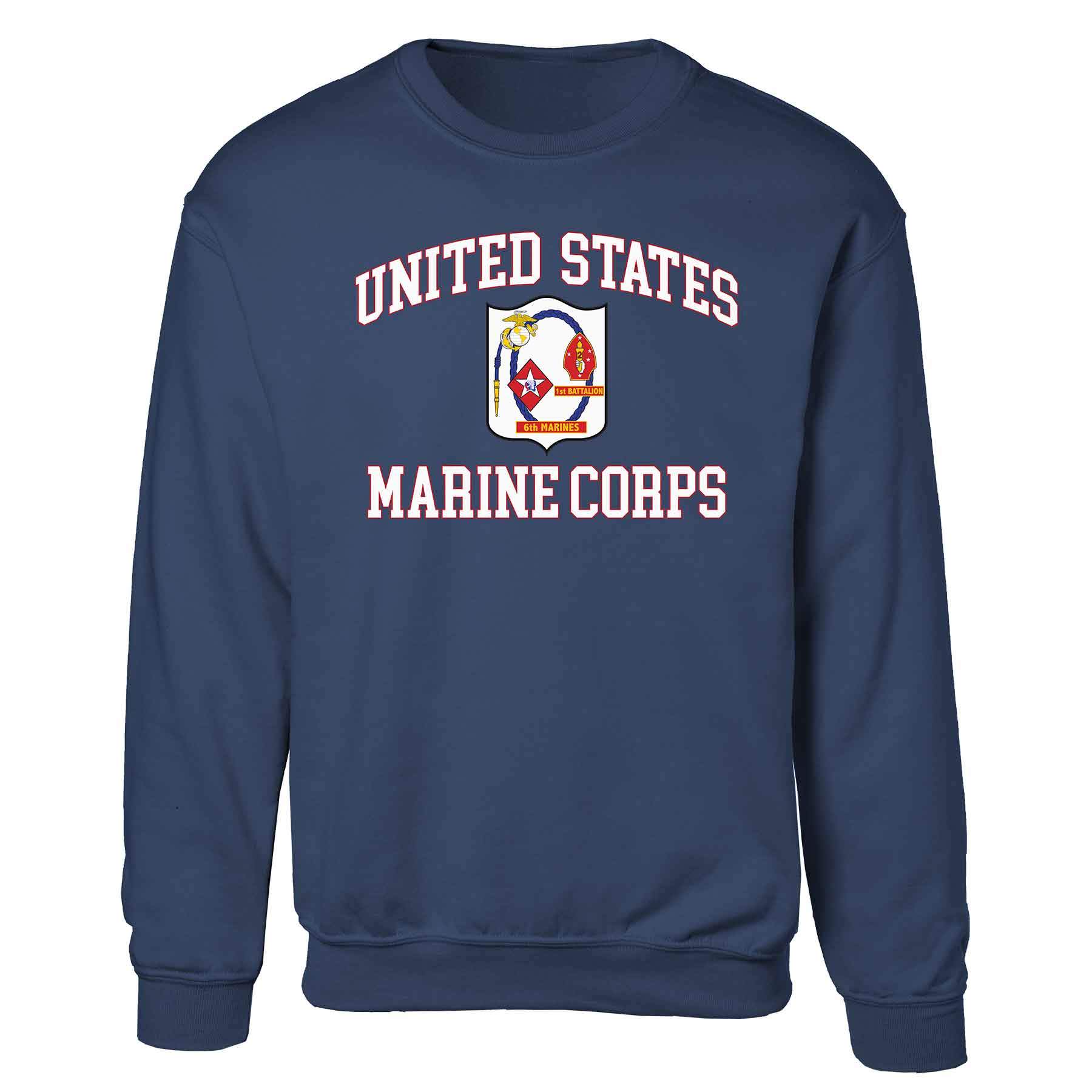 1st Battalion 6th Marines USMC Sweatshirt - Image 3