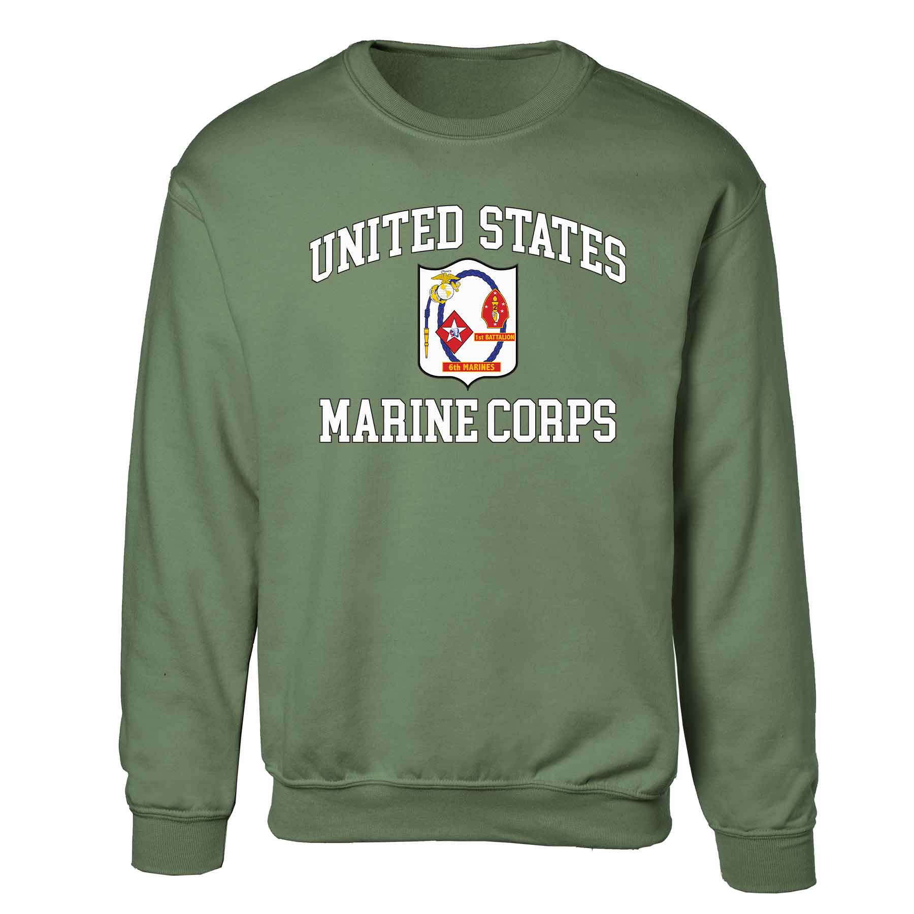 1st Battalion 6th Marines USMC Sweatshirt - Image 4