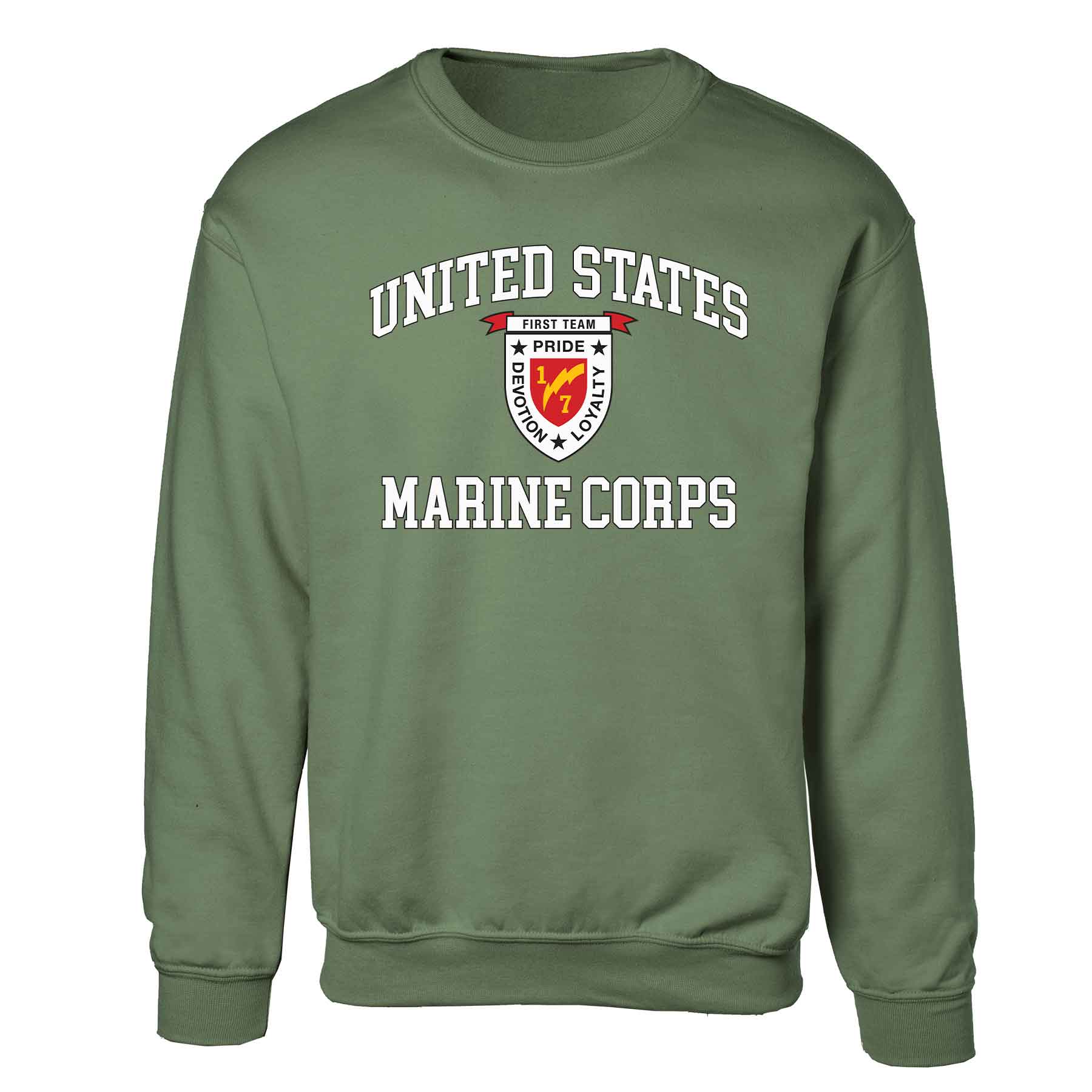 1st Battalion 7th Marines USMC Sweatshirt - Image 4