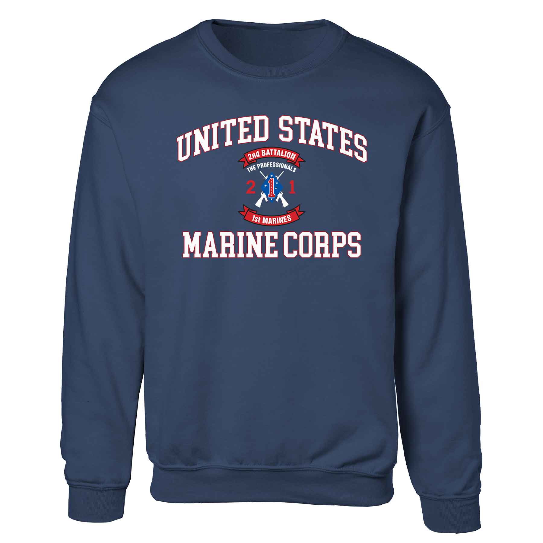 2nd Battalion 1st Marines USMC Sweatshirt - Image 3
