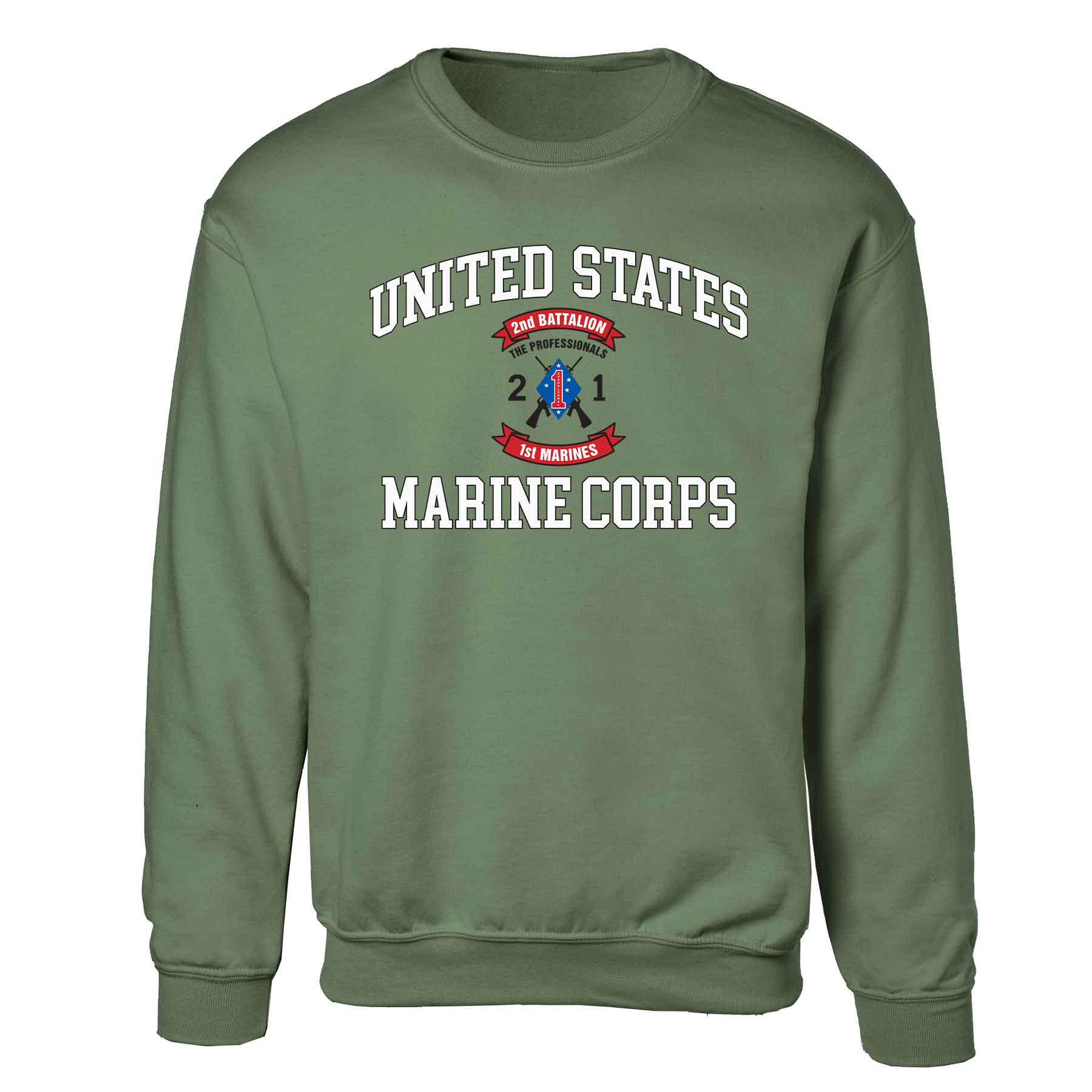 2nd Battalion 1st Marines USMC Sweatshirt - Image 4