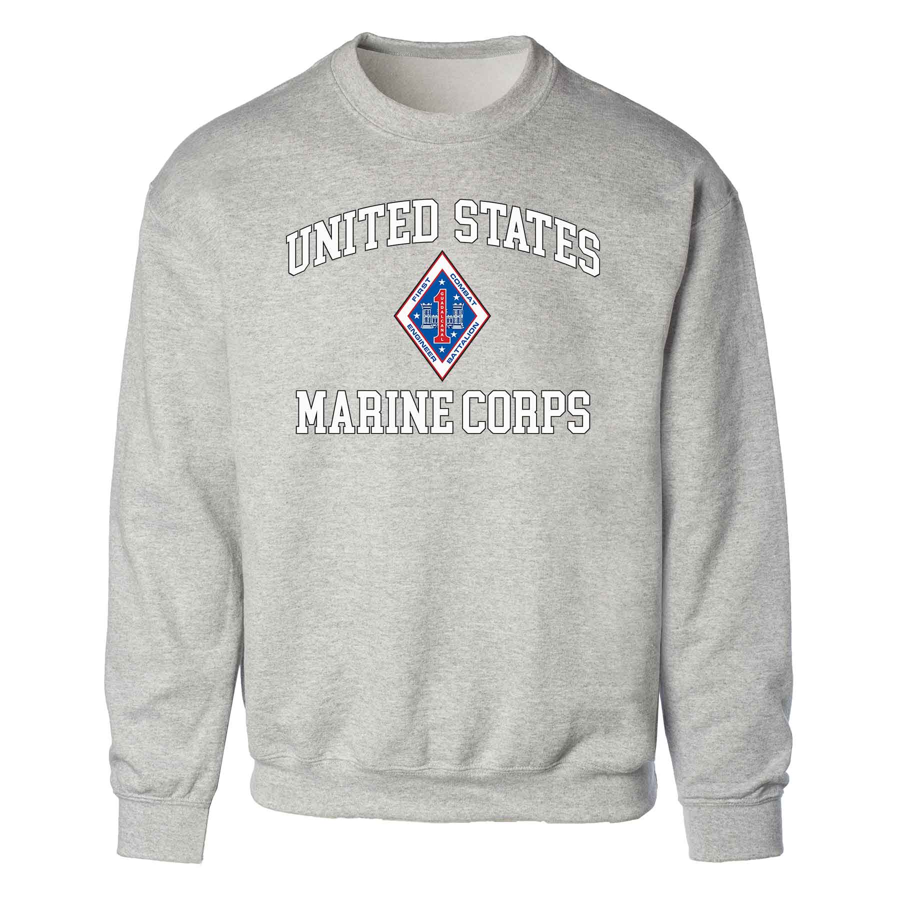 1st Combat Engineer Battalion USMC Sweatshirt - Image 2