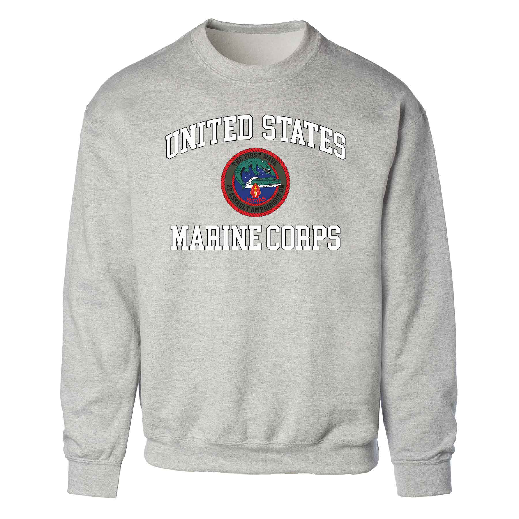 2nd Assualt Amphibious Bn USMC Sweatshirt - Image 2