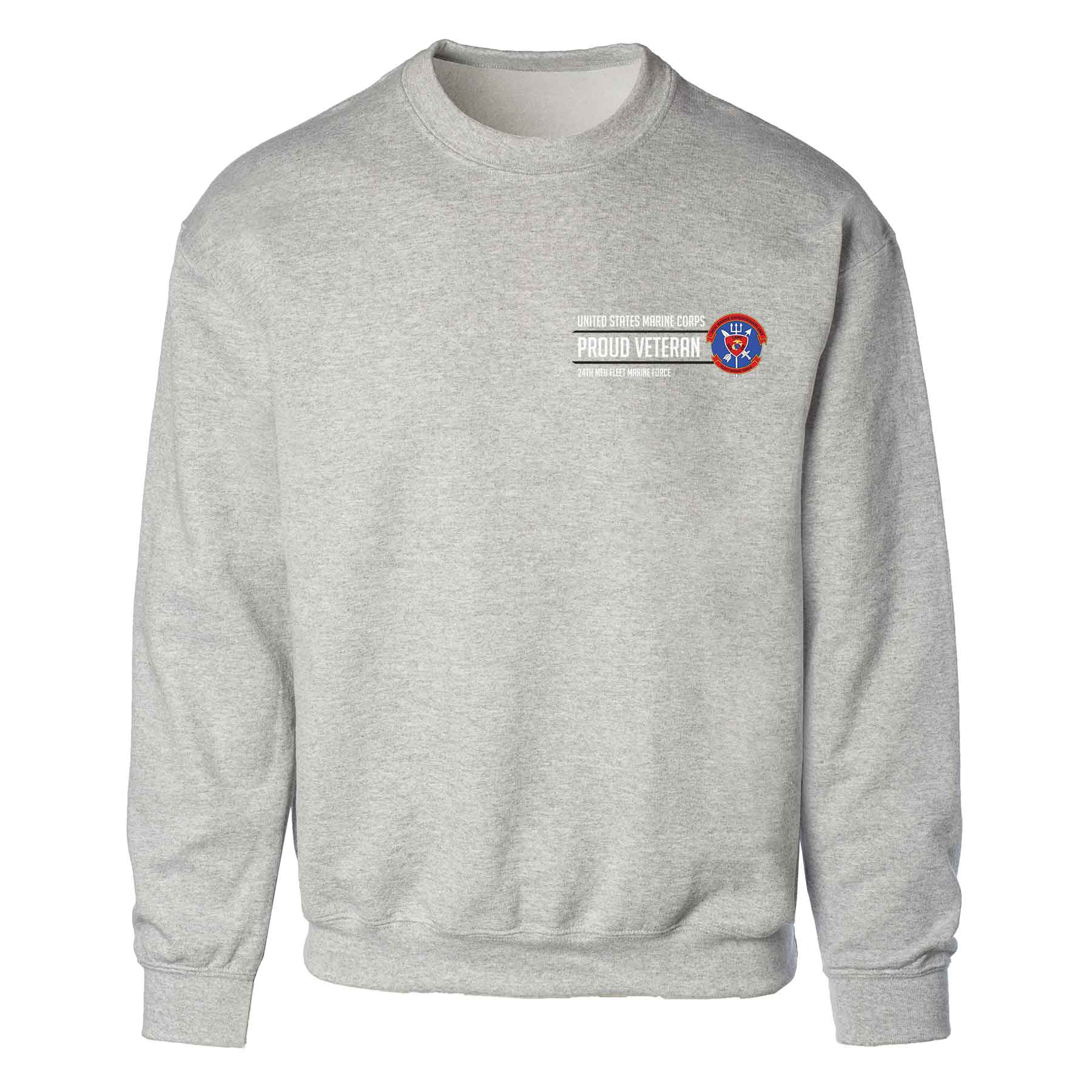 24th MEU Fleet Marine Force Proud Veteran Sweatshirt - Image 2