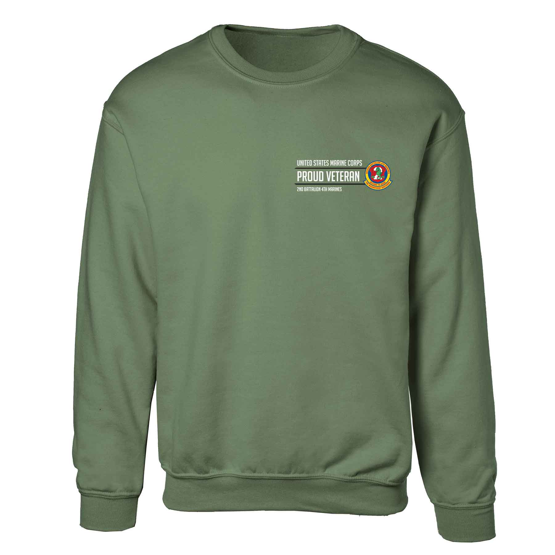 2nd Battalion 4th Marines Proud Veteran Sweatshirt - Image 4