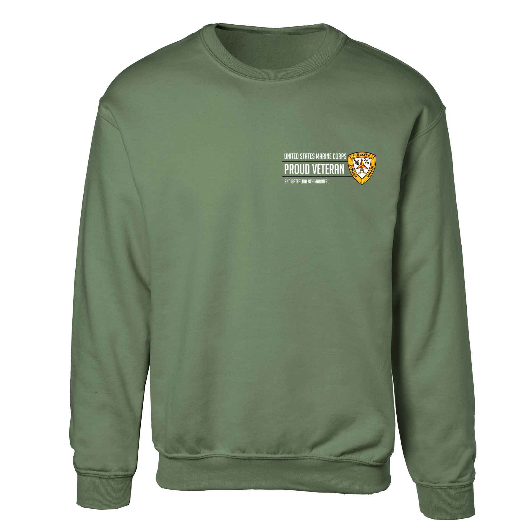 2nd Battalion 9th Marines Proud Veteran Sweatshirt - Image 4