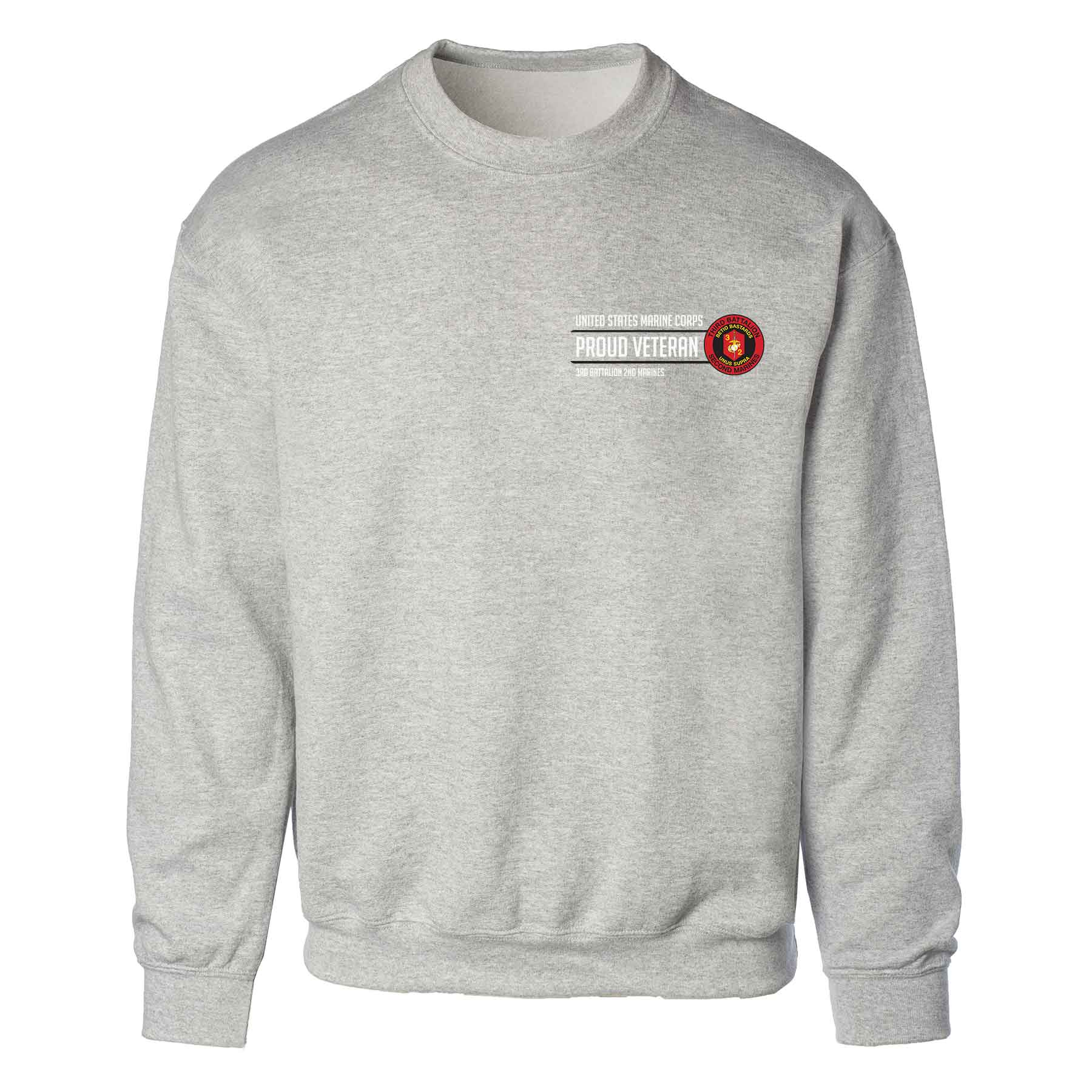 3rd Battalion 2nd Marines Proud Veteran Sweatshirt - Image 2