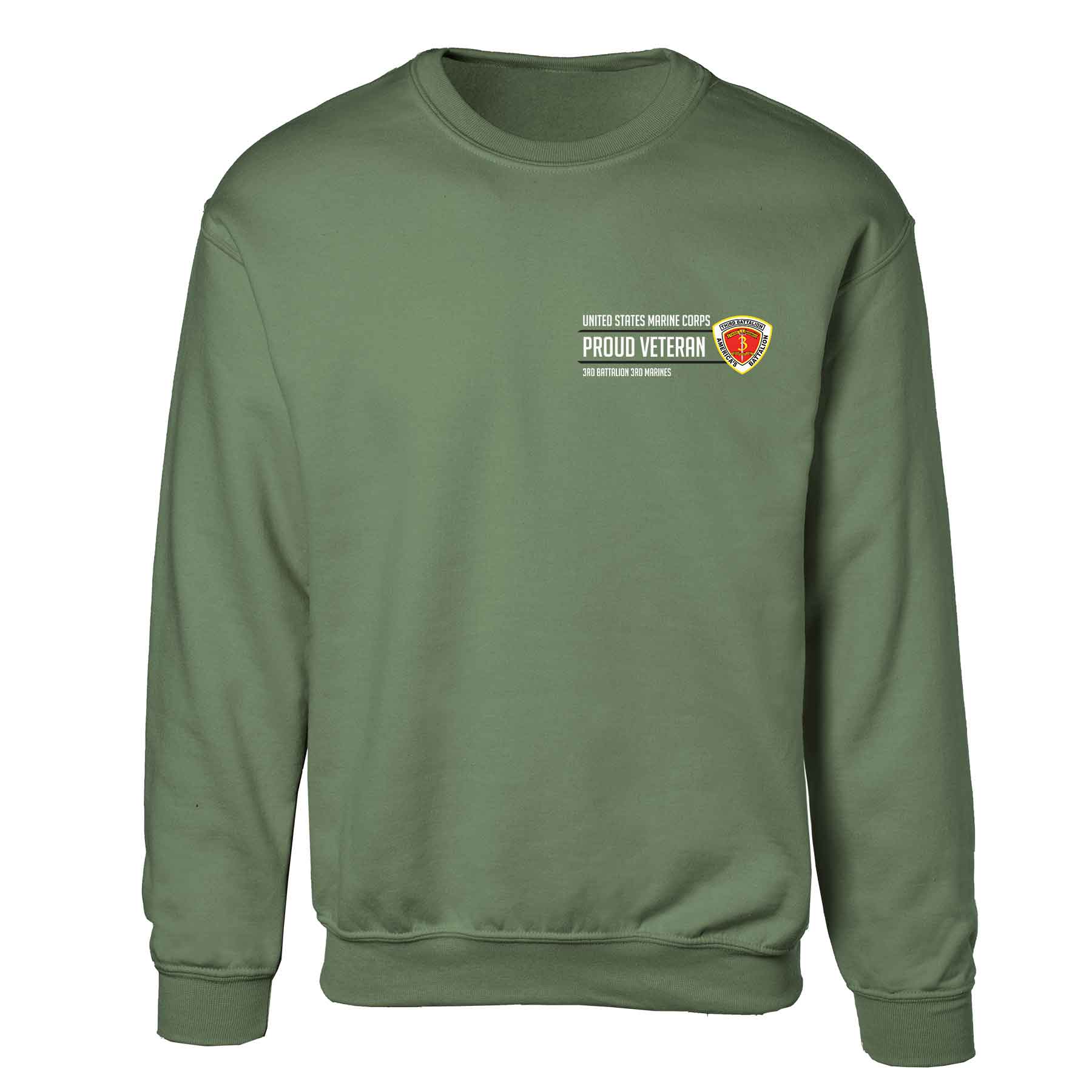 3rd Battalion 3rd Marines Proud Veteran Sweatshirt - Image 4