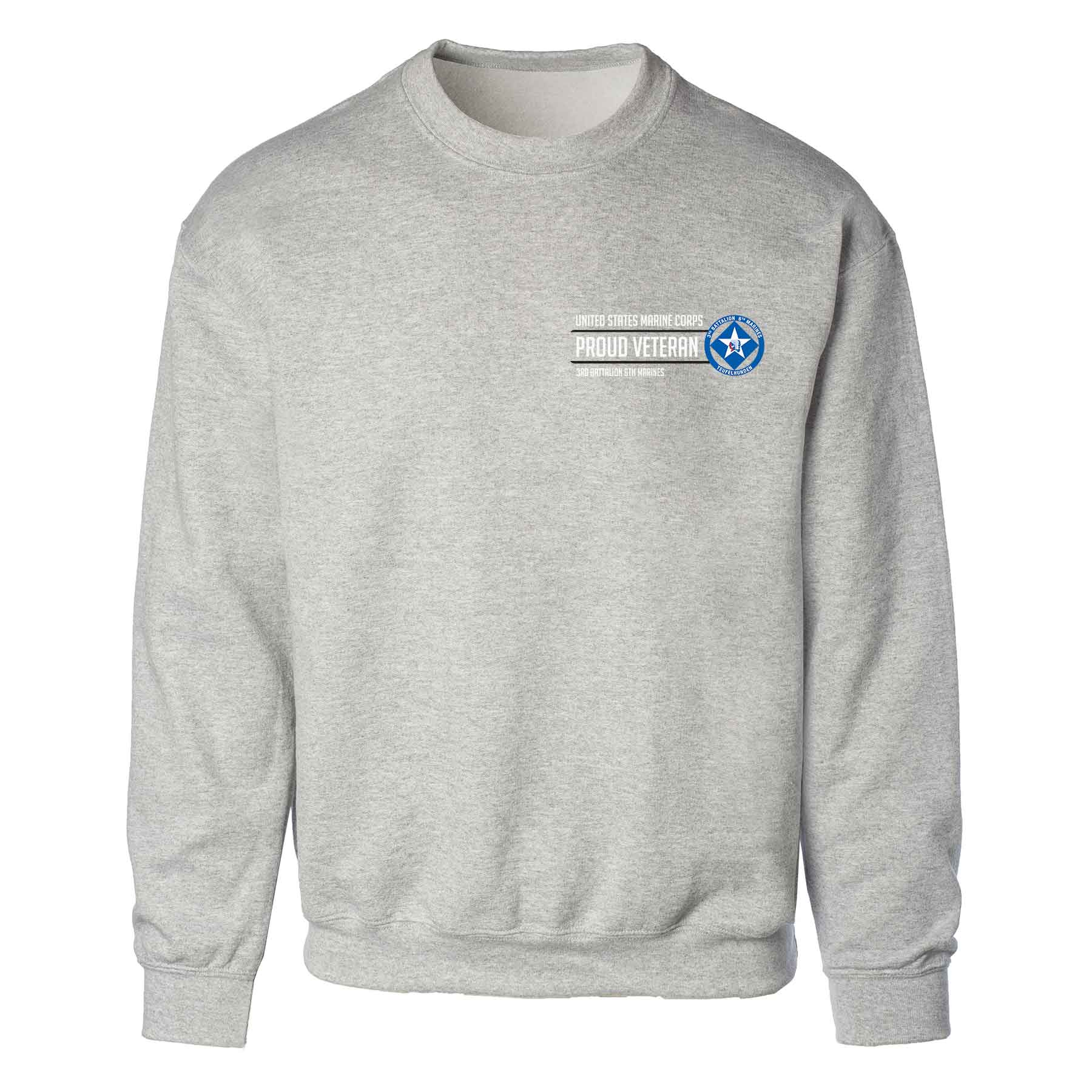 3rd Battalion 6th Marines Proud Veteran Sweatshirt - Image 2