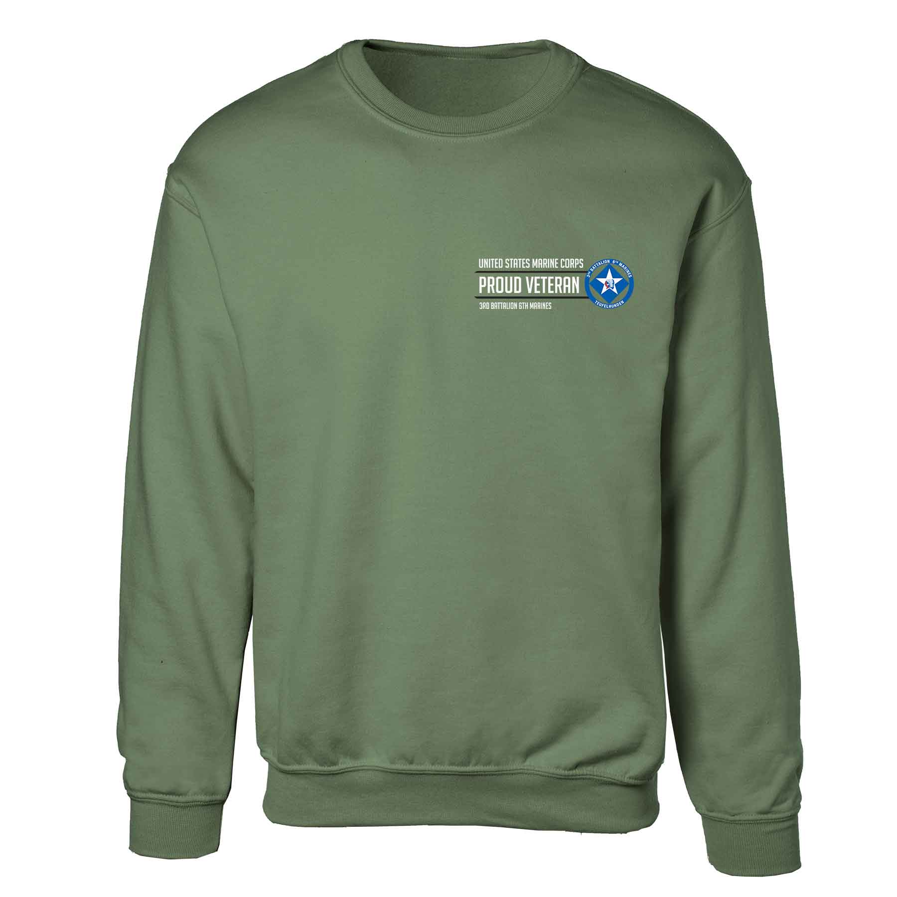 3rd Battalion 6th Marines Proud Veteran Sweatshirt - Image 4
