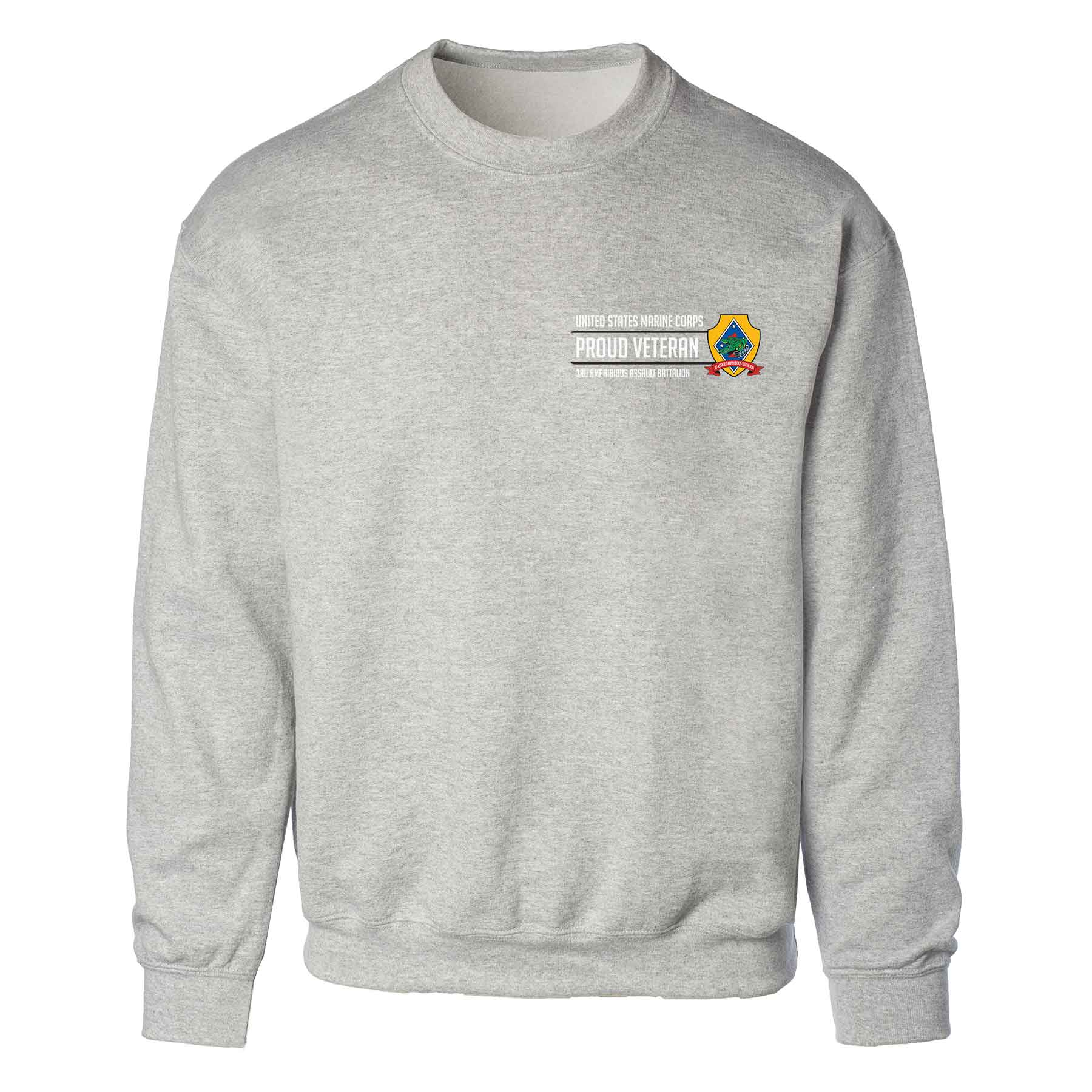 3rd Amphibious Assault Bn Proud Veteran Sweatshirt - Image 2
