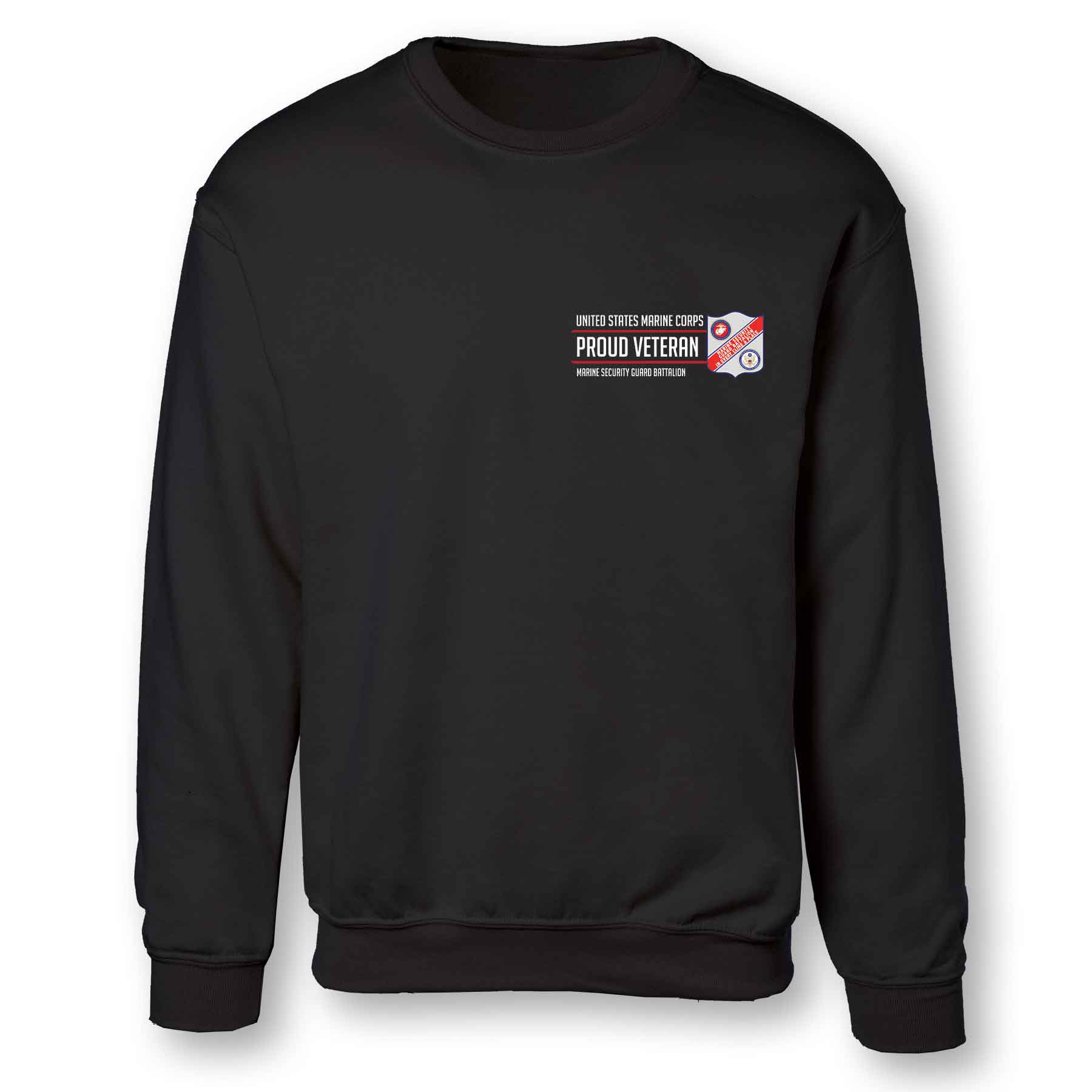 Marine Security Guard Proud Veteran Sweatshirt