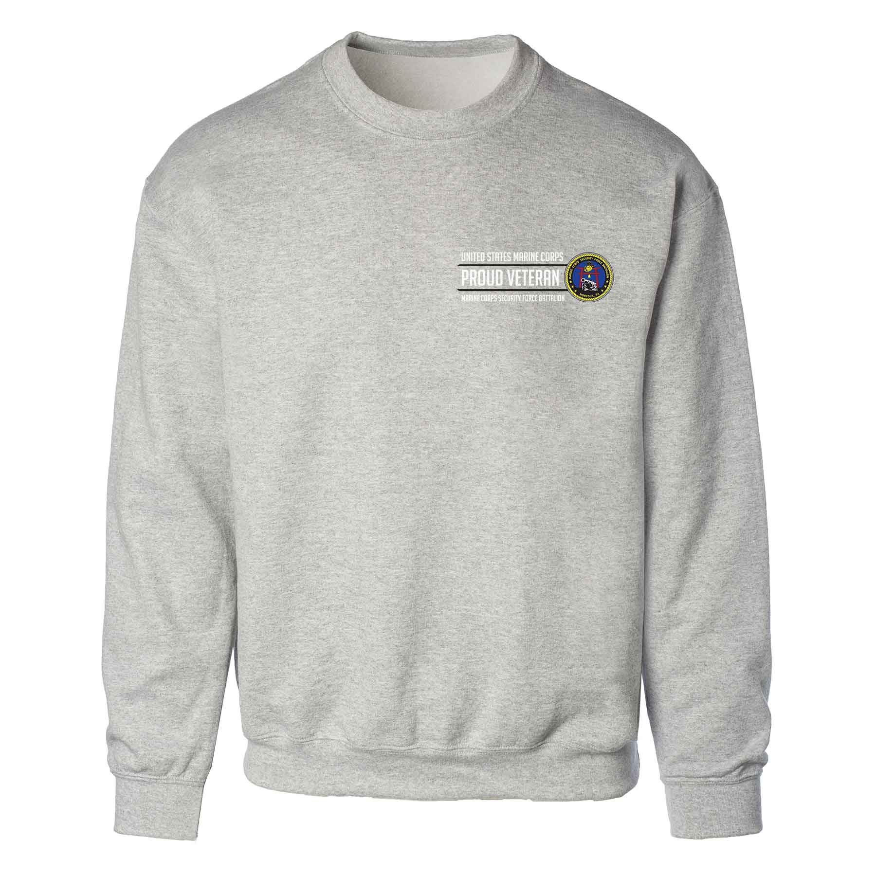 Marine Corps Security Force Proud Veteran Sweatshirt - Image 2