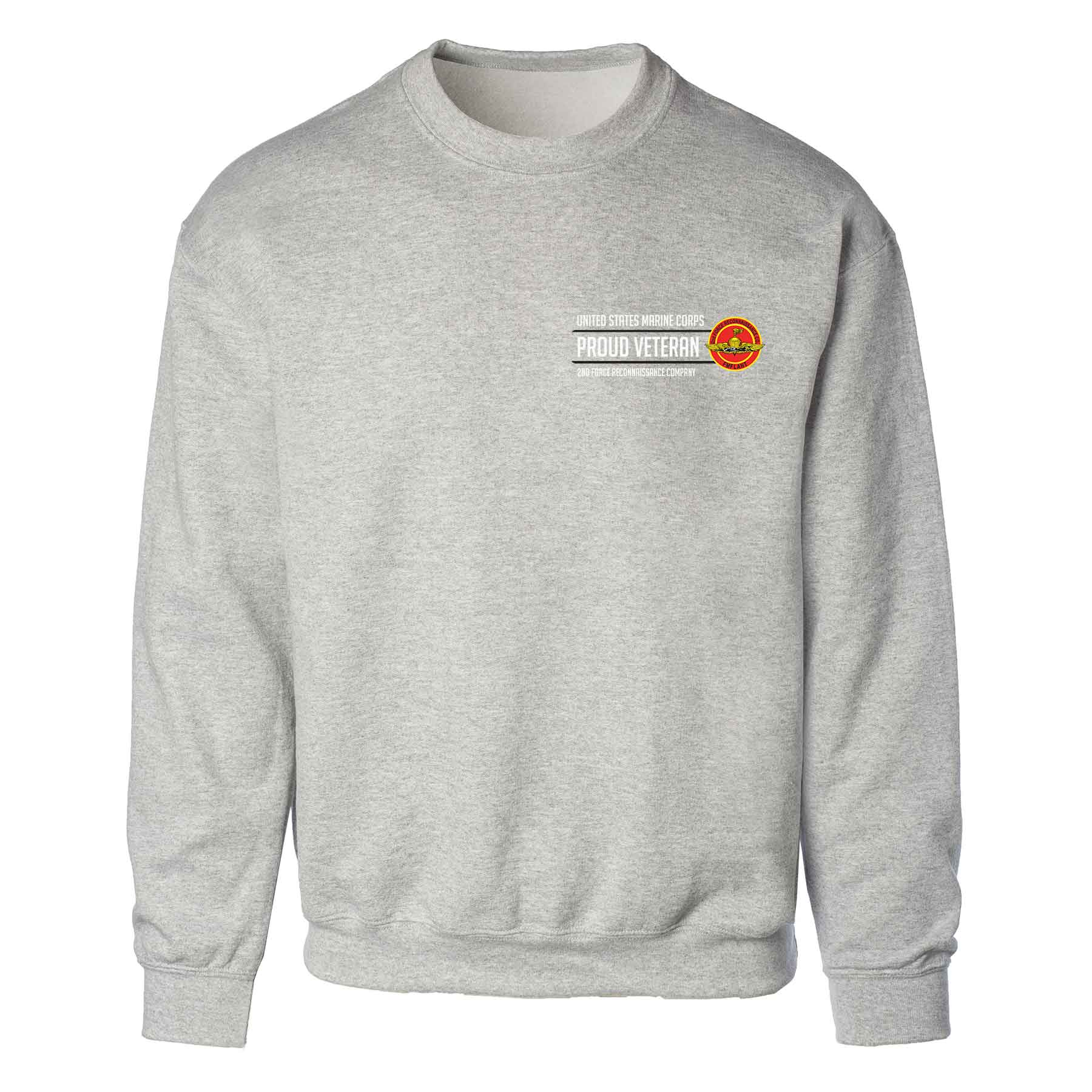 2nd Force Reconnaissance Co Proud Veteran Sweatshirt - Image 2