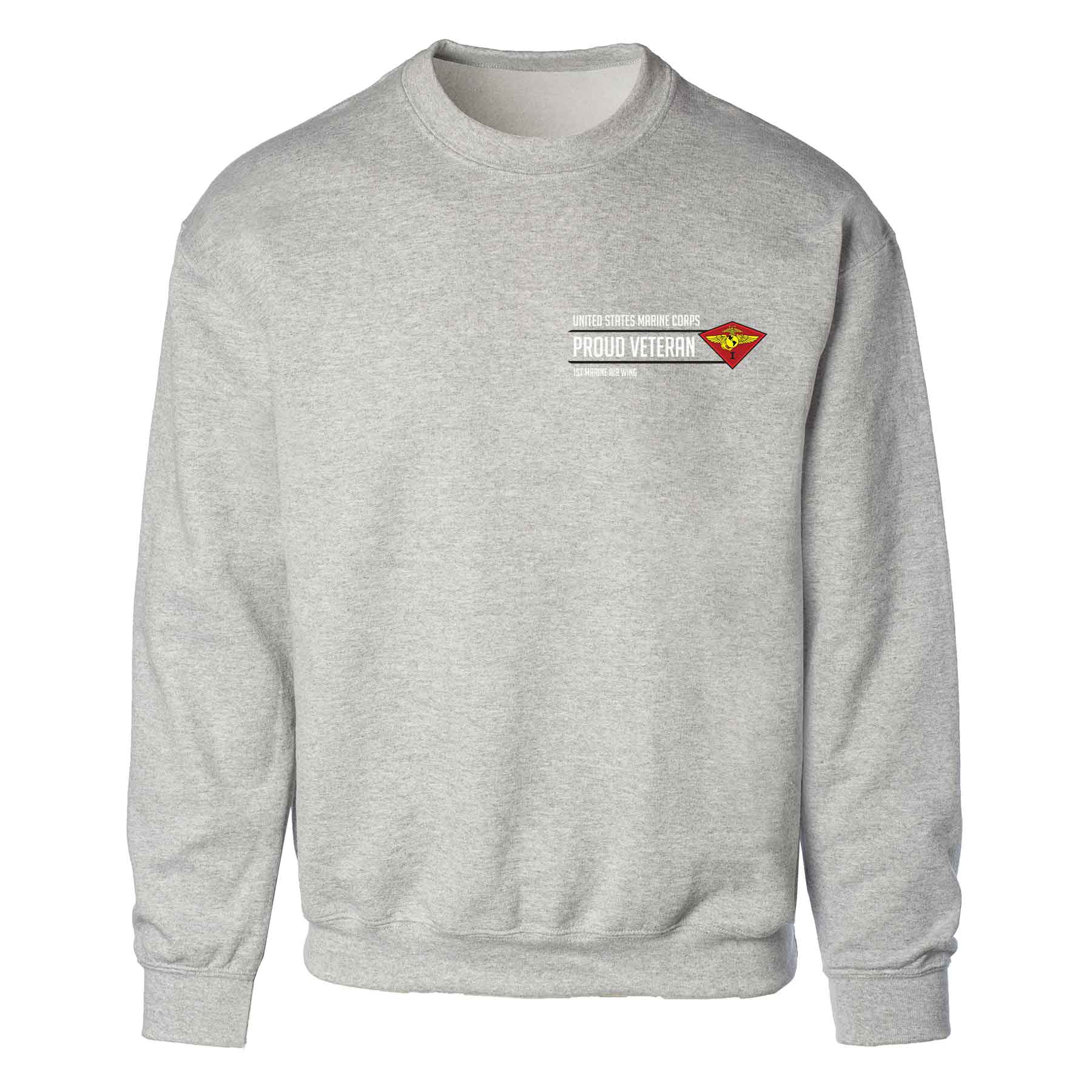 1st Marine Air Wing Proud Veteran Sweatshirt - Image 2