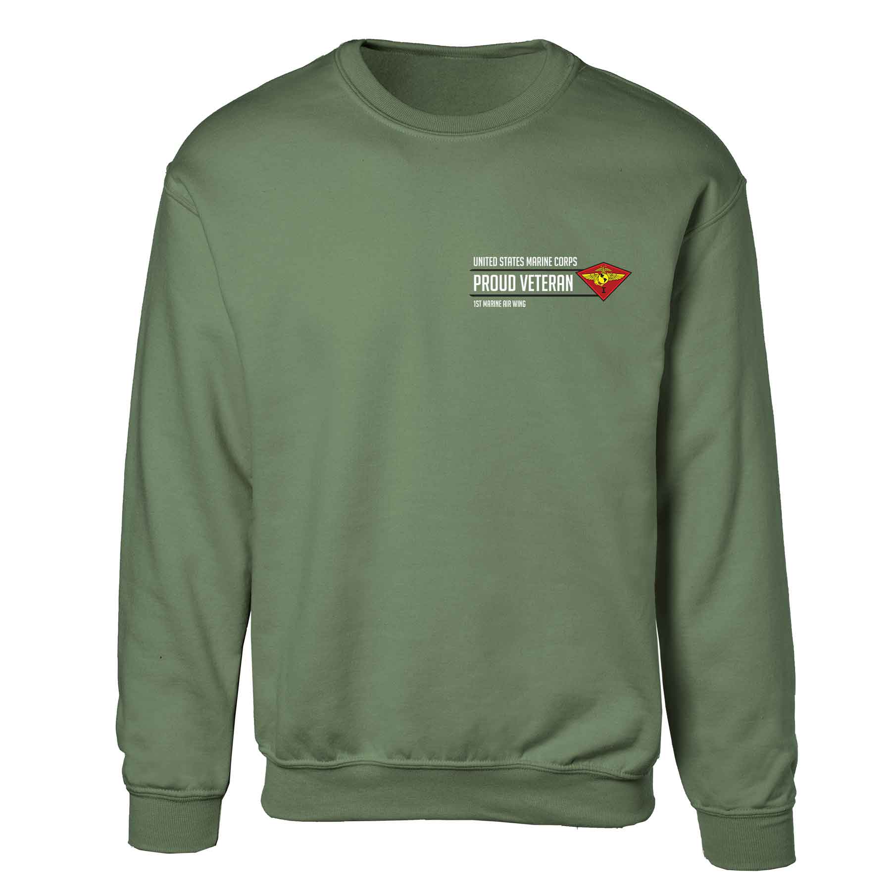 1st Marine Air Wing Proud Veteran Sweatshirt - Image 4