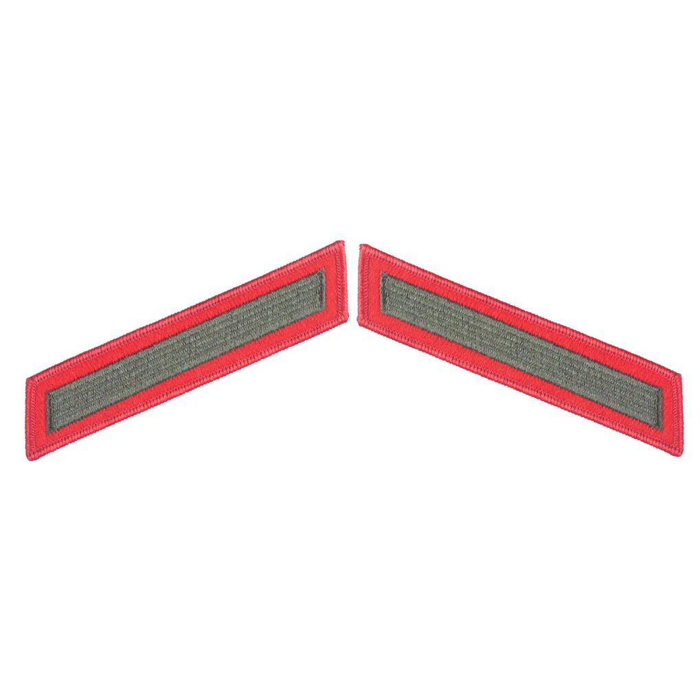 Green on Red Service Stripes - Image 2