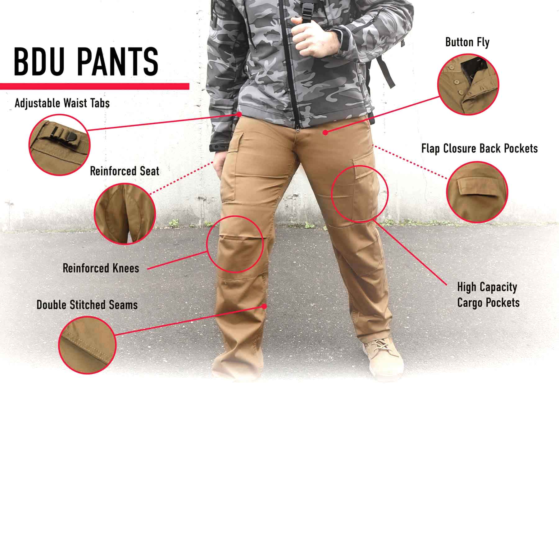 Battle Dress Uniform Tactical Pant - Image 6