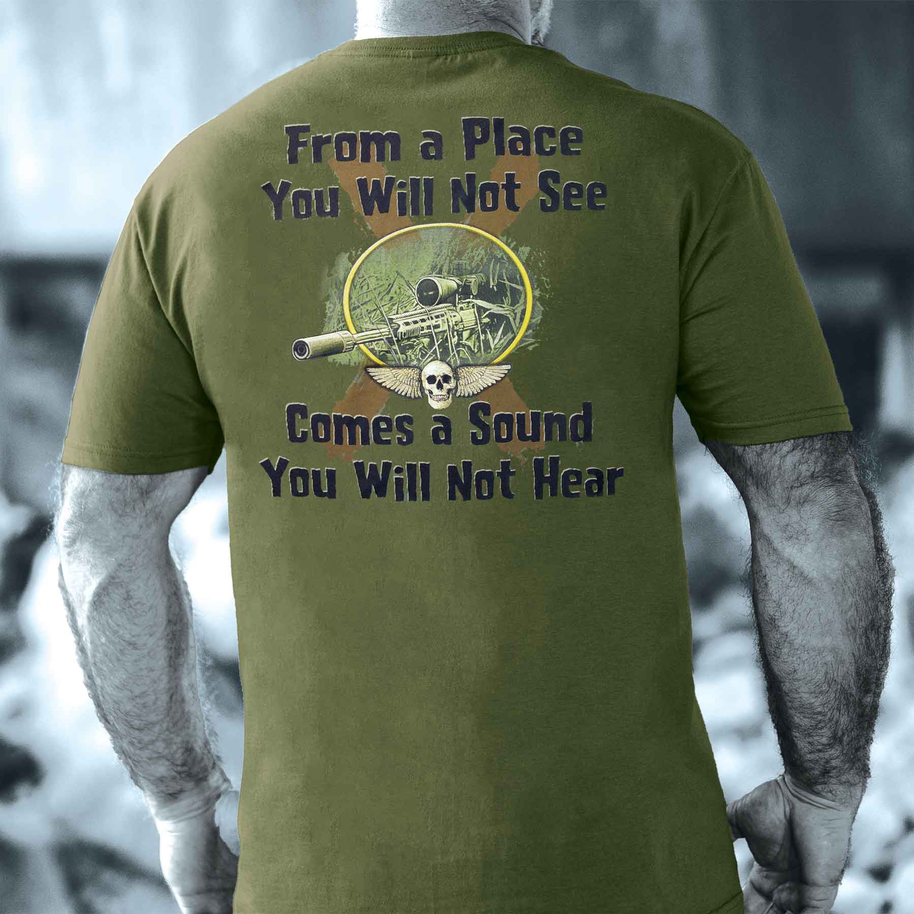 Marine Corps 'Sound You Will Not Hear' Graphic T-shirt - Image 5