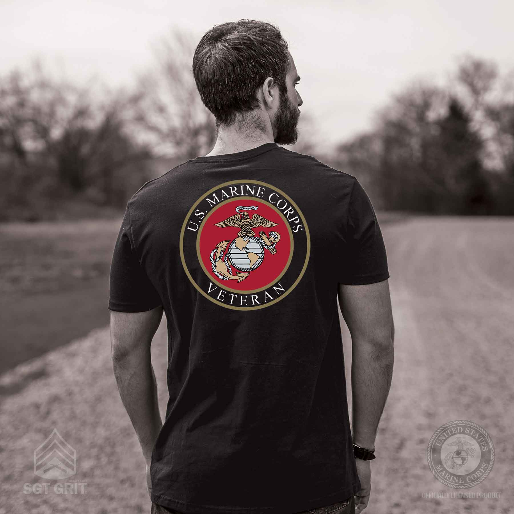 Personalized Marine Corps EGA Emblem T-shirt - Image 2