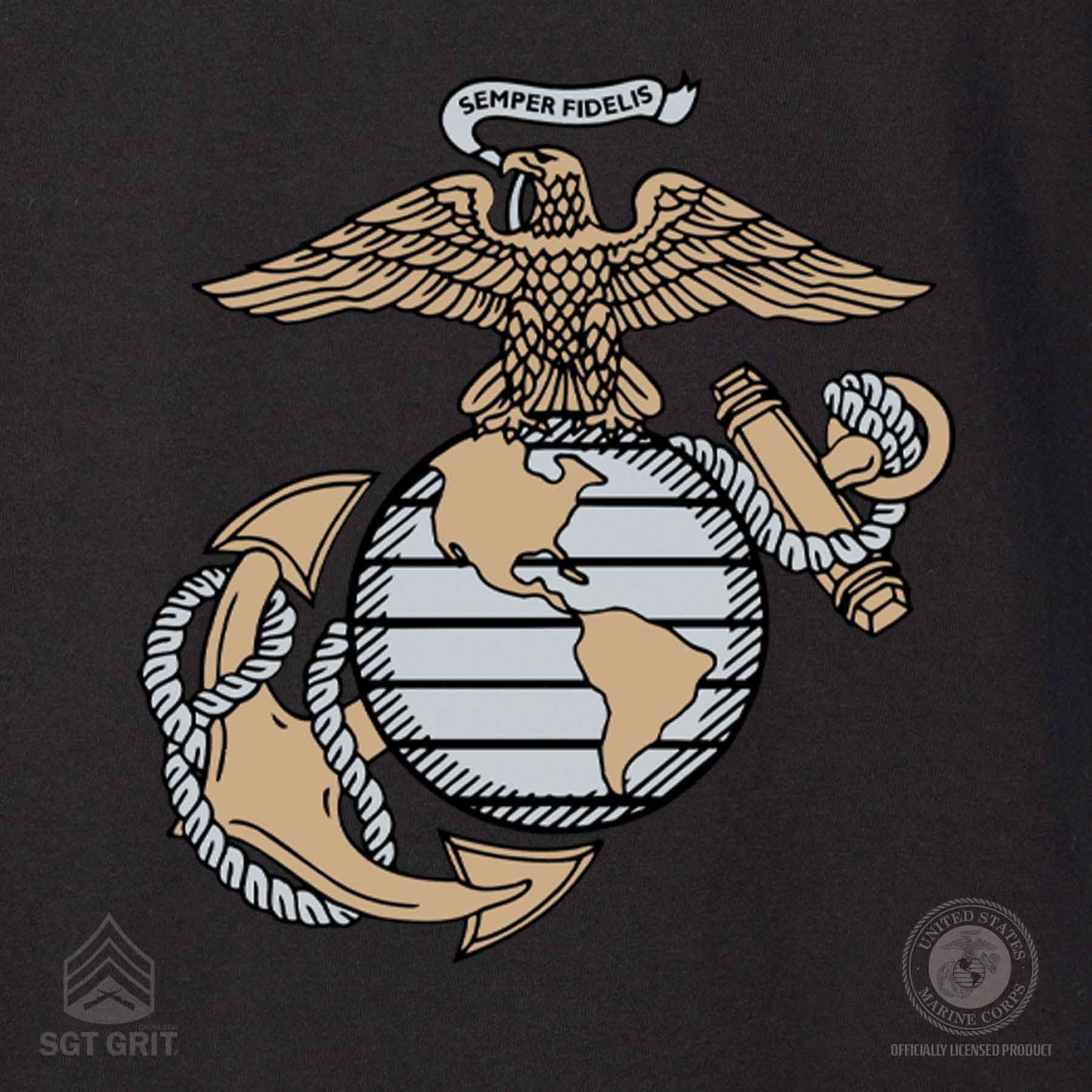 Personalized Marine Corps EGA Emblem T-shirt - Image 4