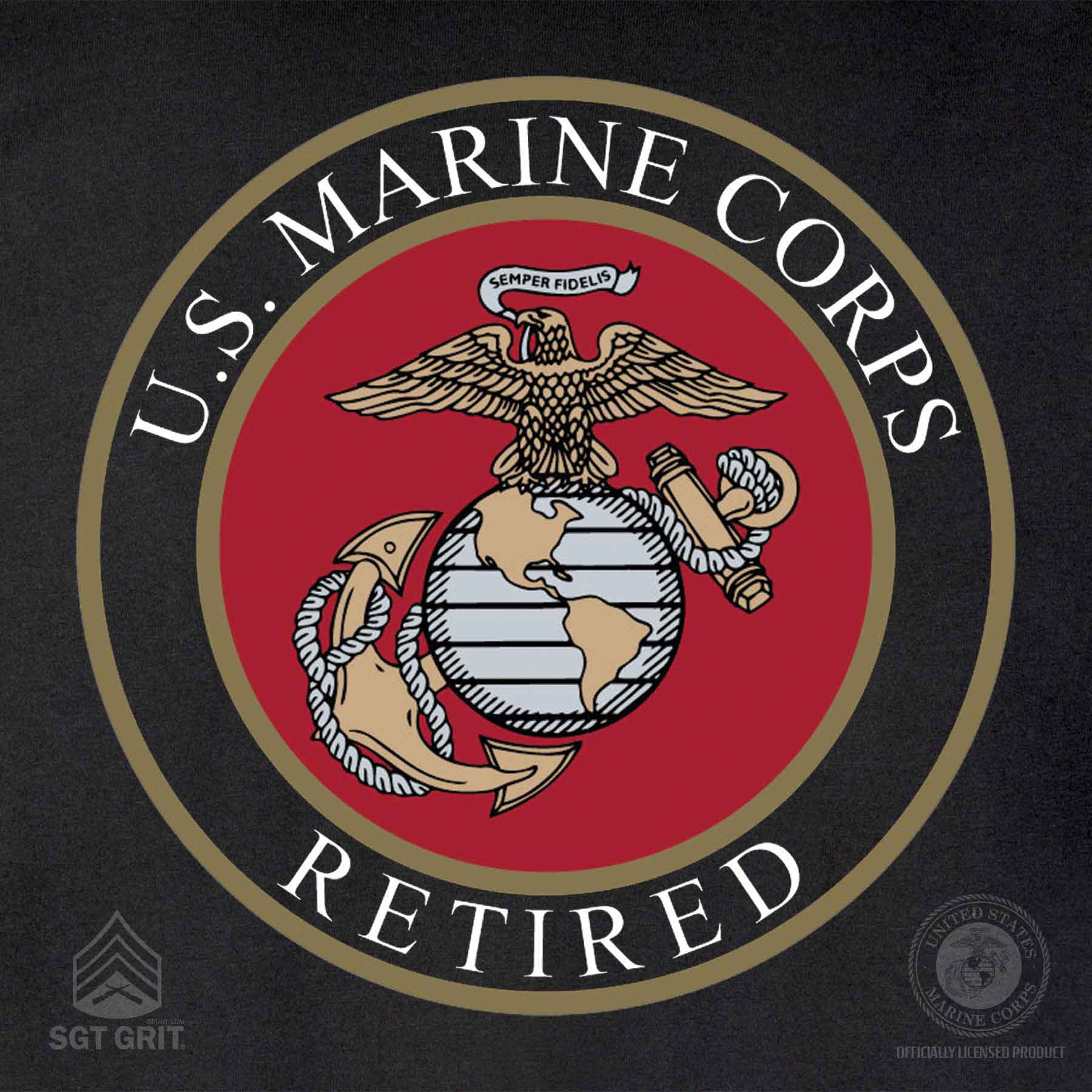 Personalized Marine Corps EGA Emblem T-shirt - Image 7