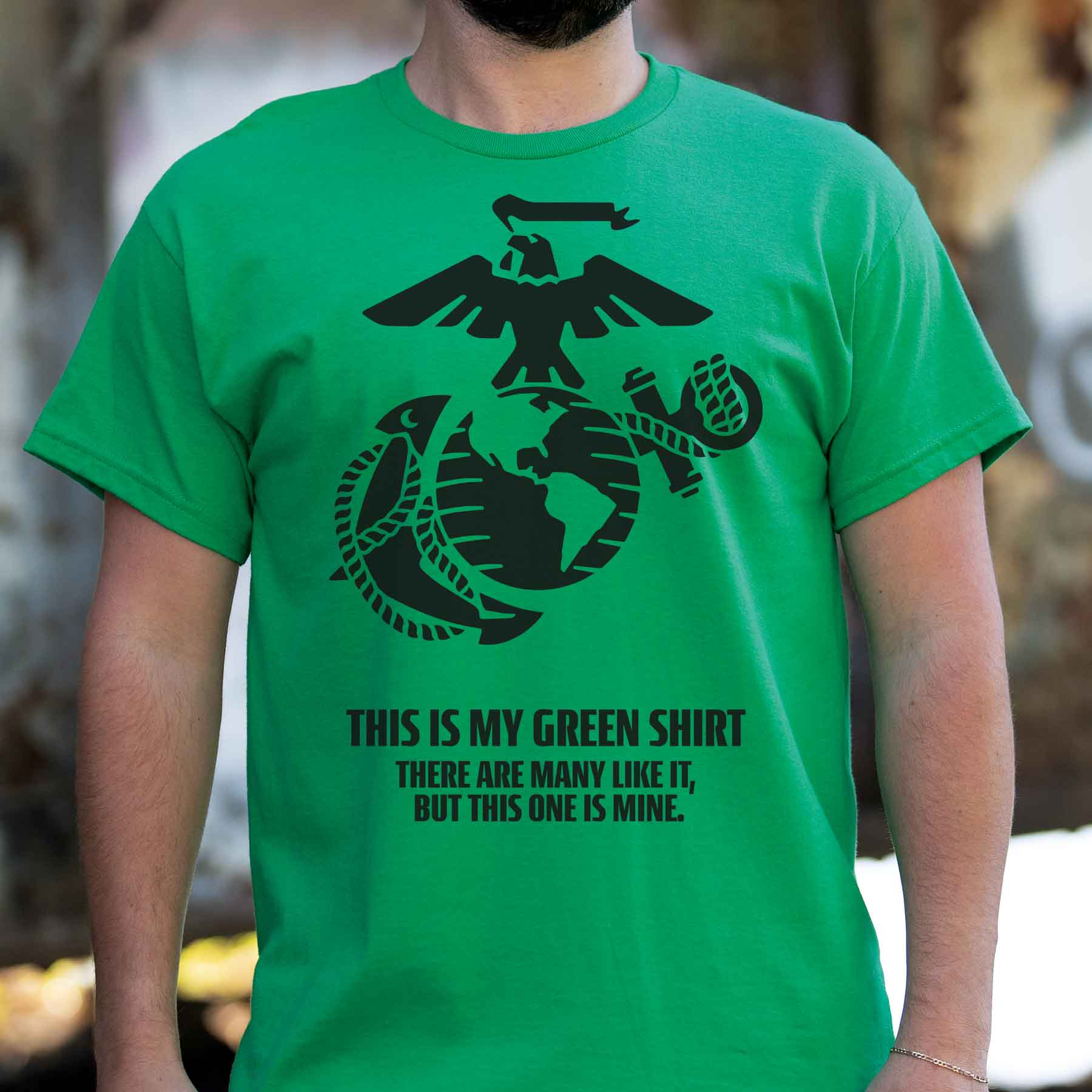 USMC "My Green Shirt" T-Shirt - Image 2