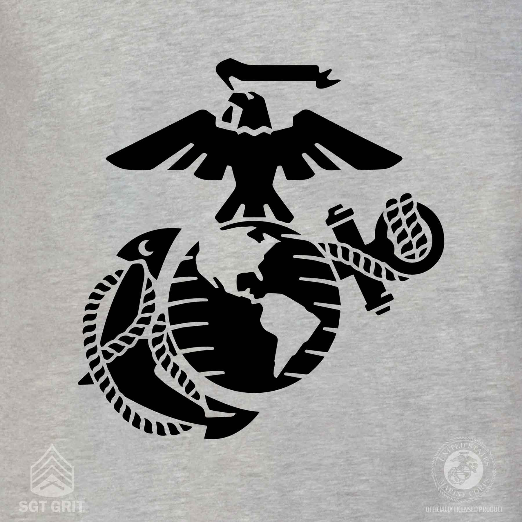 EGA Old Corps Back With Left Chest T-shirt - Image 3