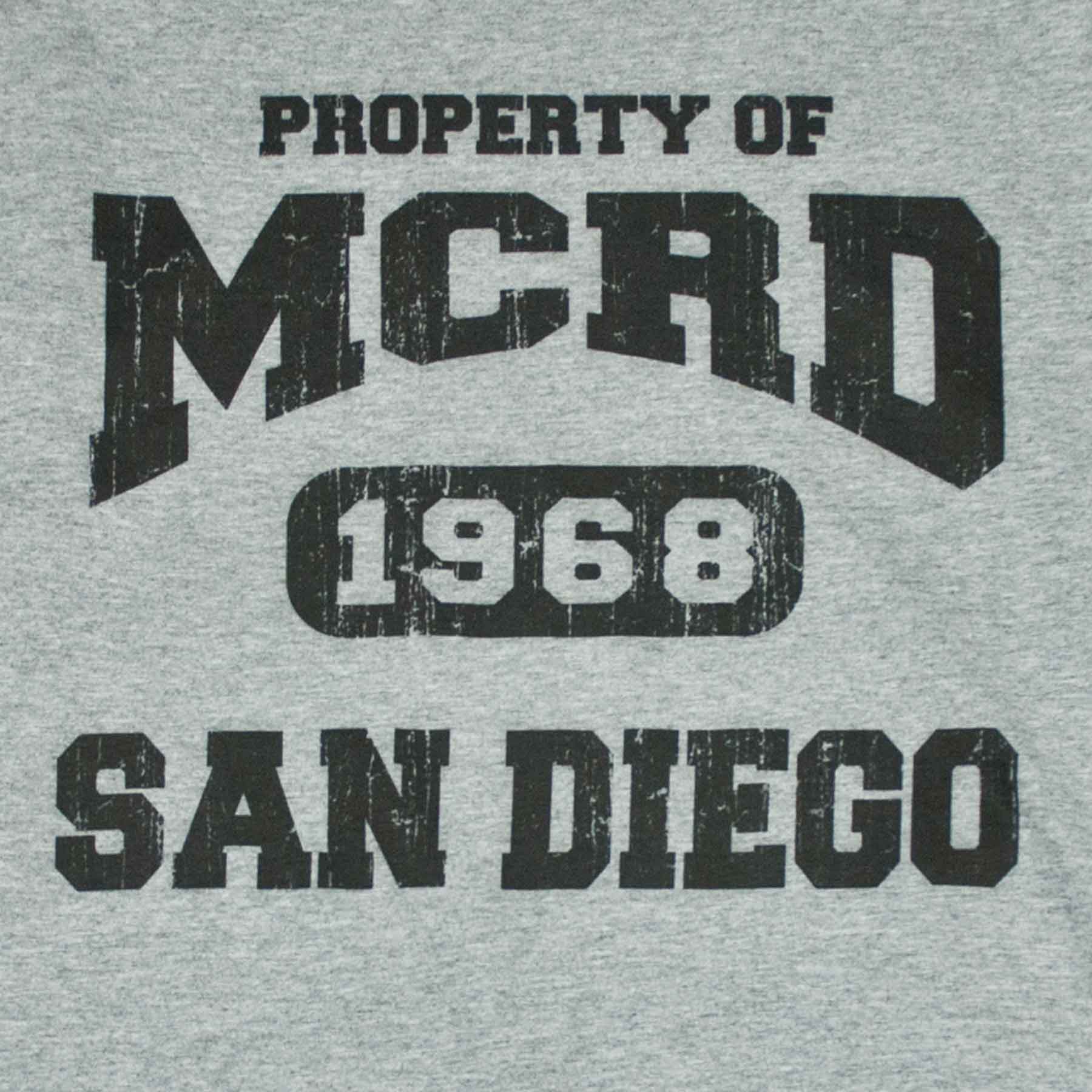 Personalized USMC Property of MCRD 1968 T-Shirt - Image 3