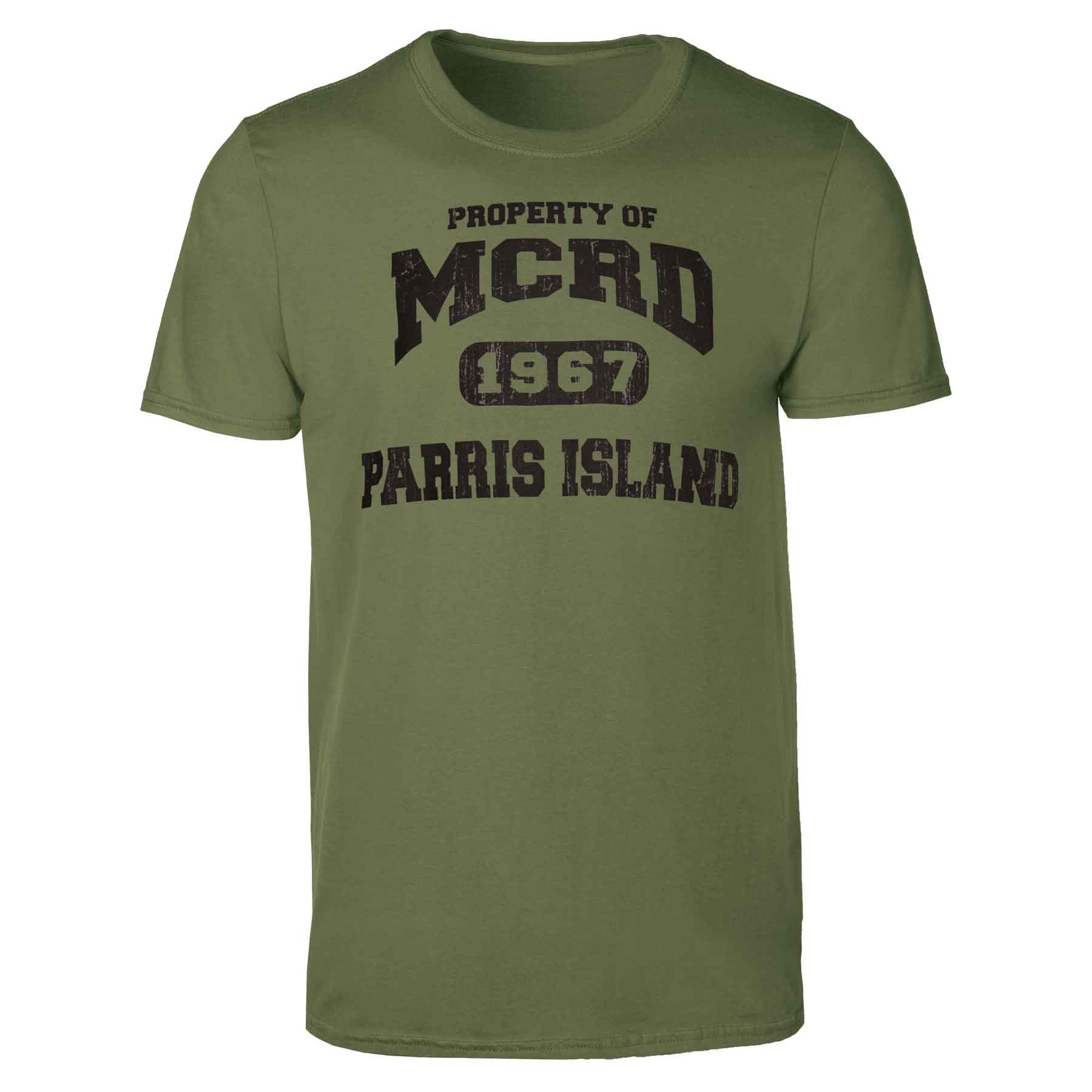 Personalized USMC Property of MCRD 1968 T-Shirt - Image 8