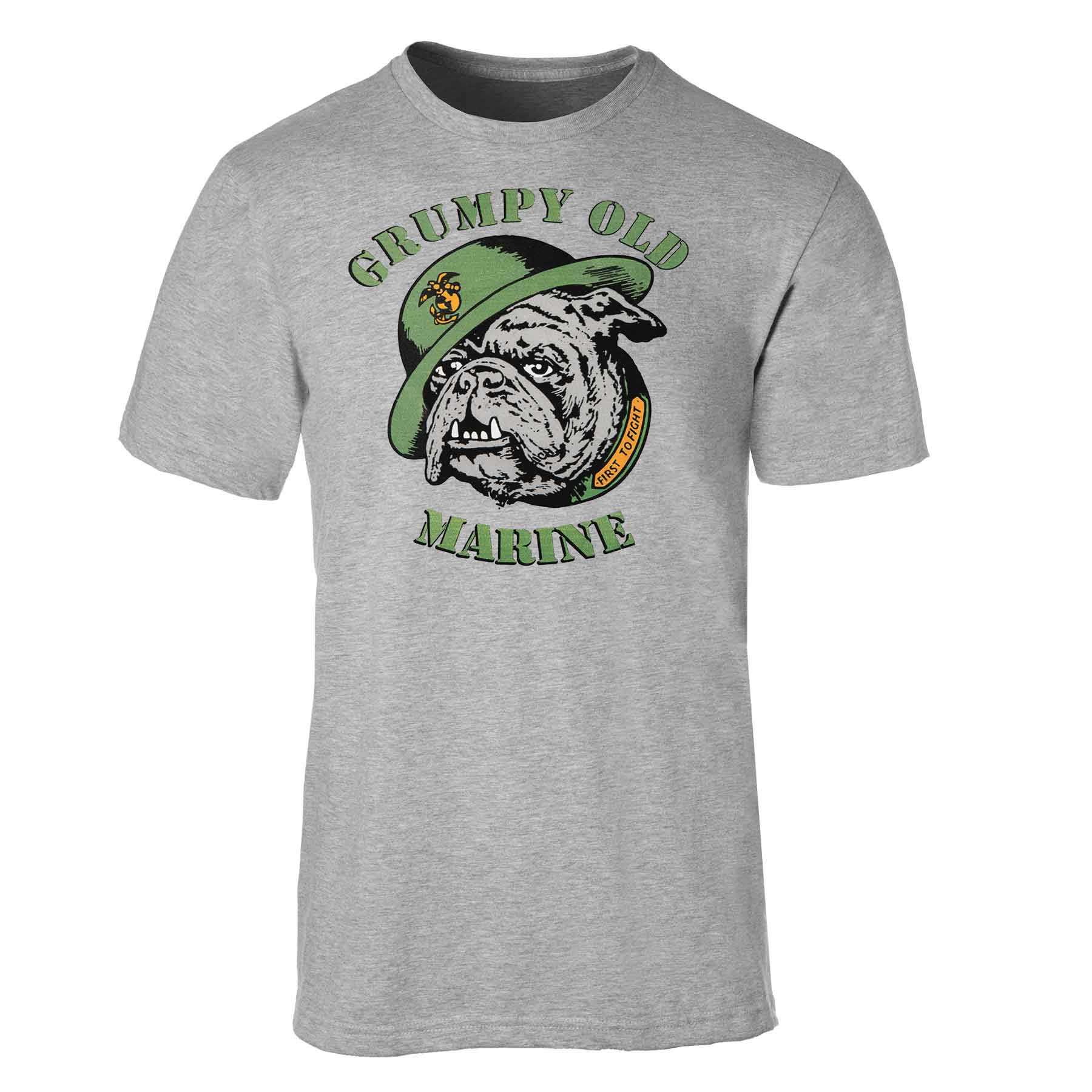 Grumpy Old Marine Bulldog Mascot T-shirt - Image 7