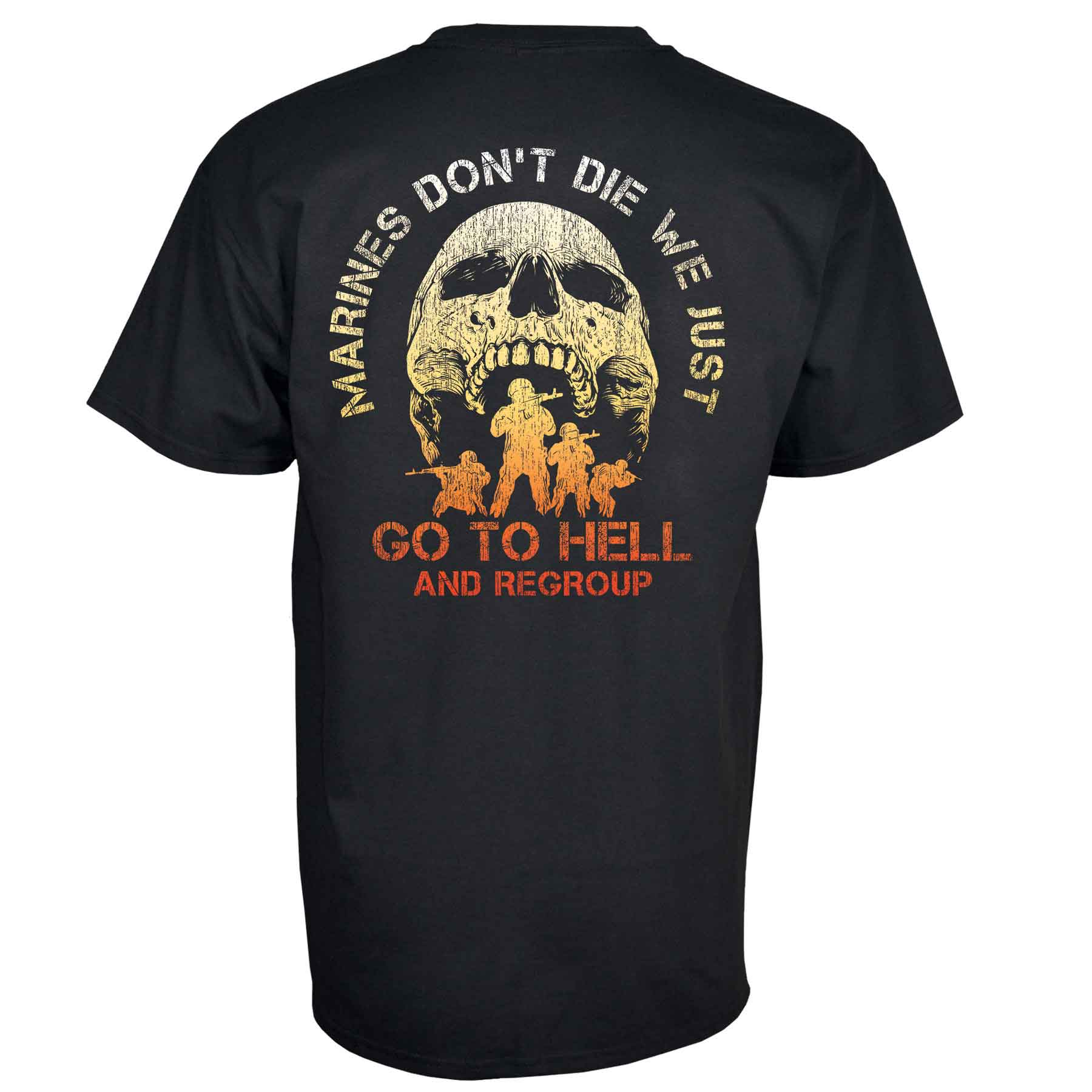Marine Corps Marines Die/Regroup T-Shirt - Image 8