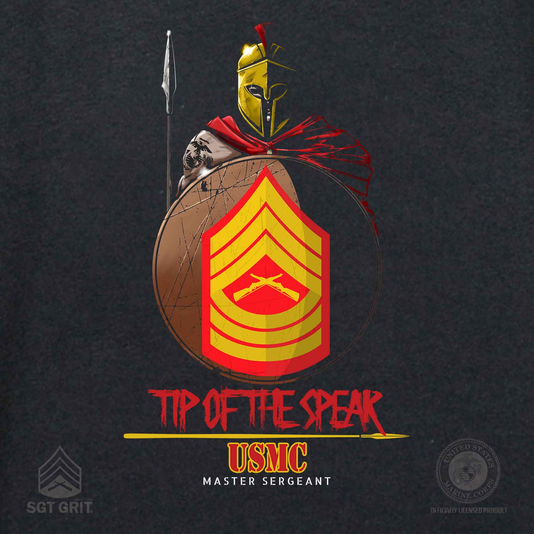 Tip Of The Spear Rank T-Shirt - Image 7