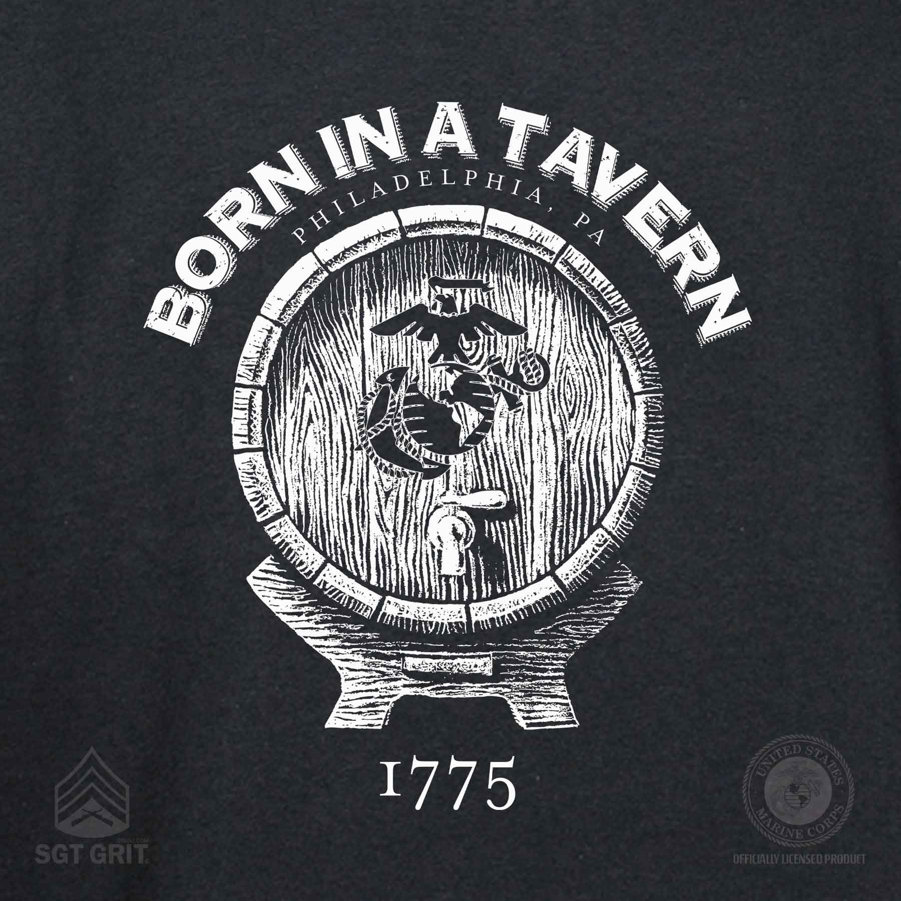 Born In A Tavern T-shirt - Image 3