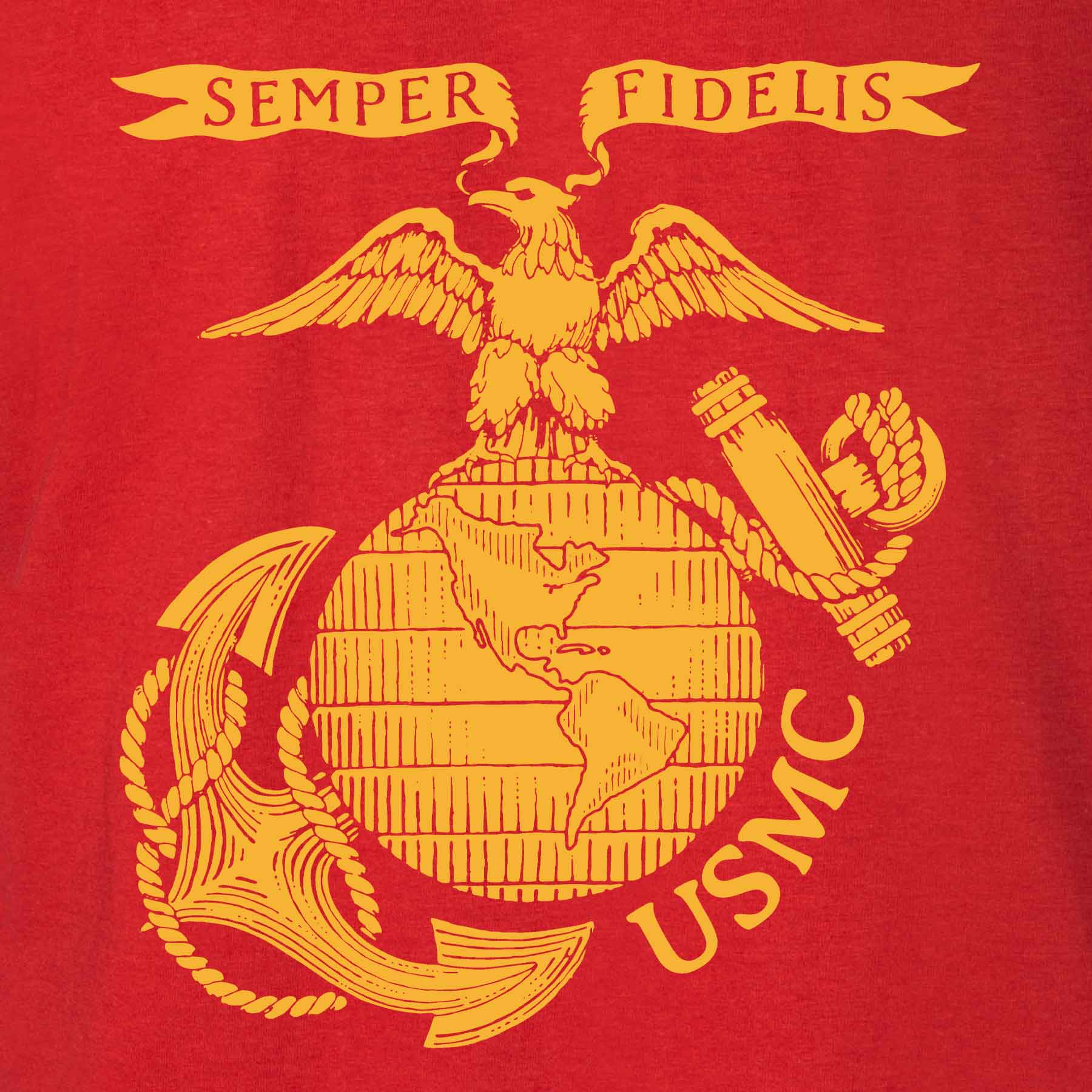 Large Eagle, Globe, and Anchor T-shirt - Image 3
