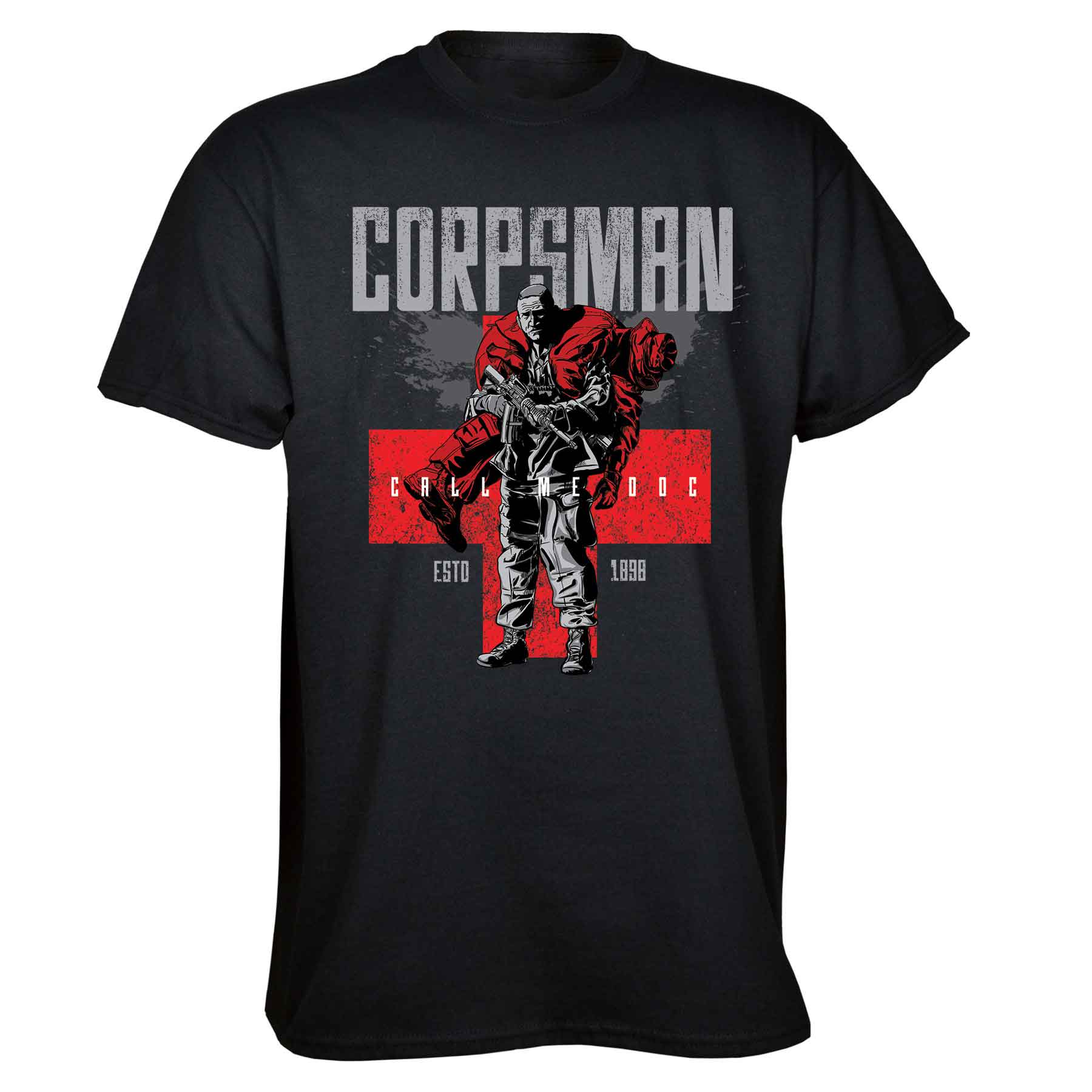 Corpsman Full Front T-shirt - Image 4