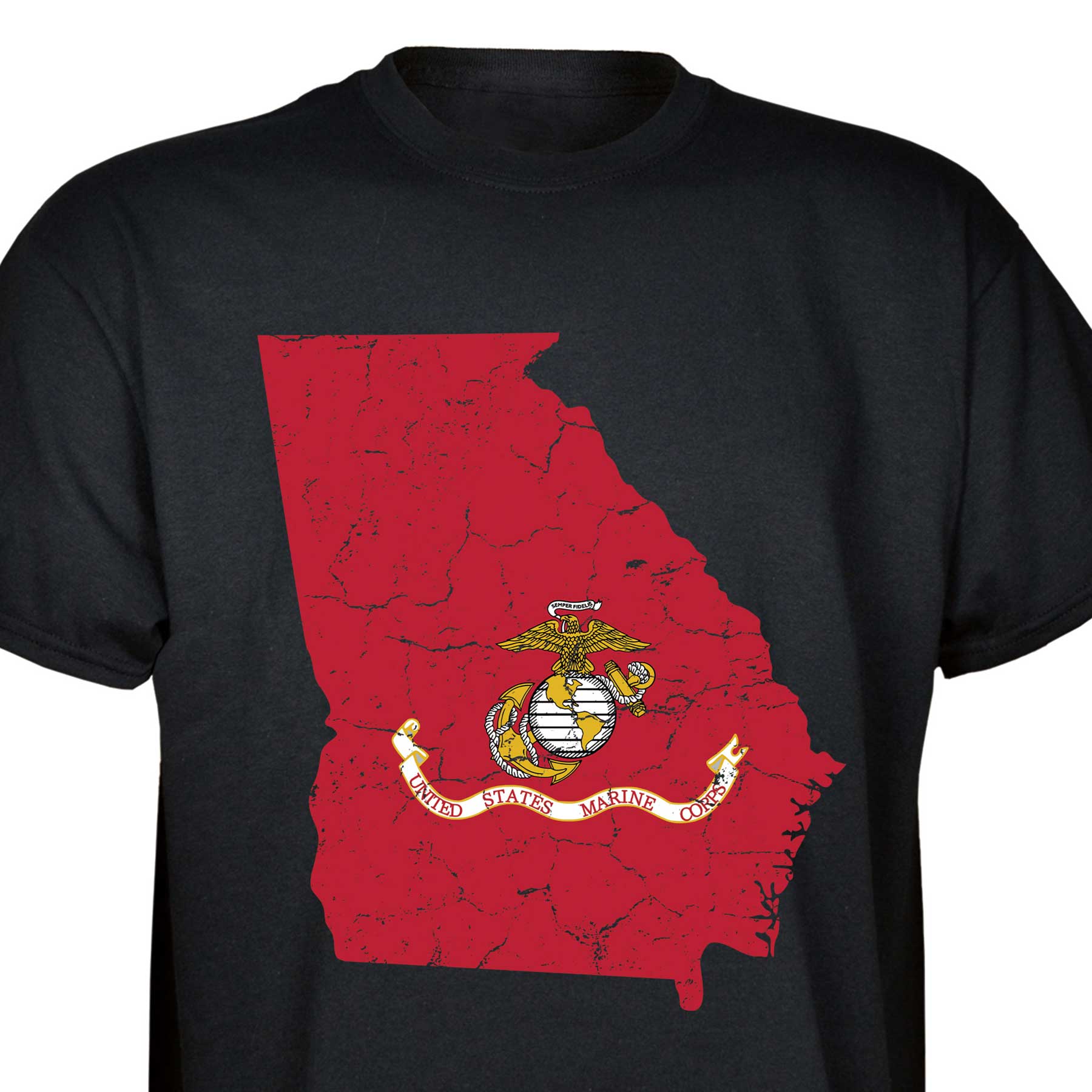 Customizable USMC T-Shirt with Choose-your-State Option - Image 12