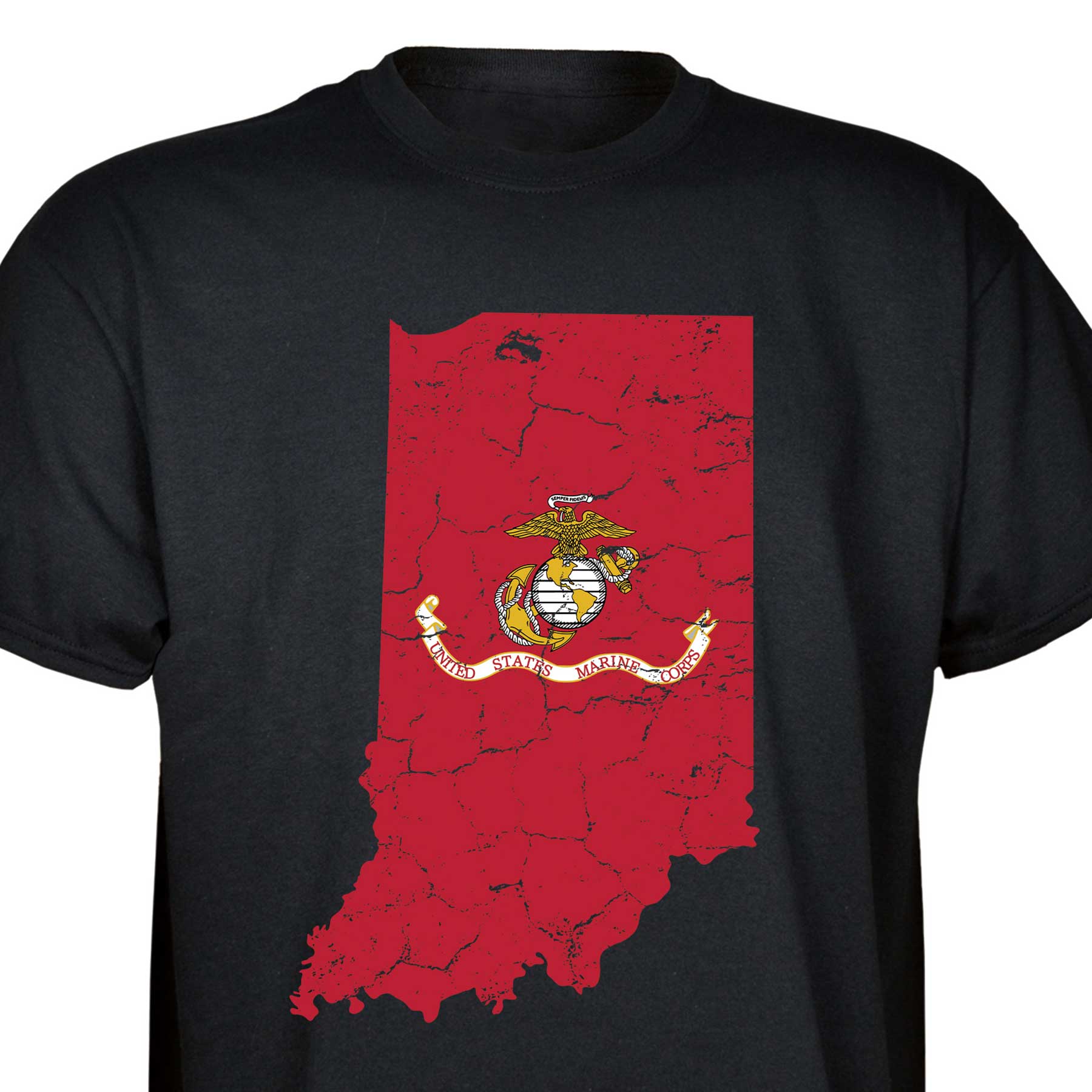 Customizable USMC T-Shirt with Choose-your-State Option - Image 17