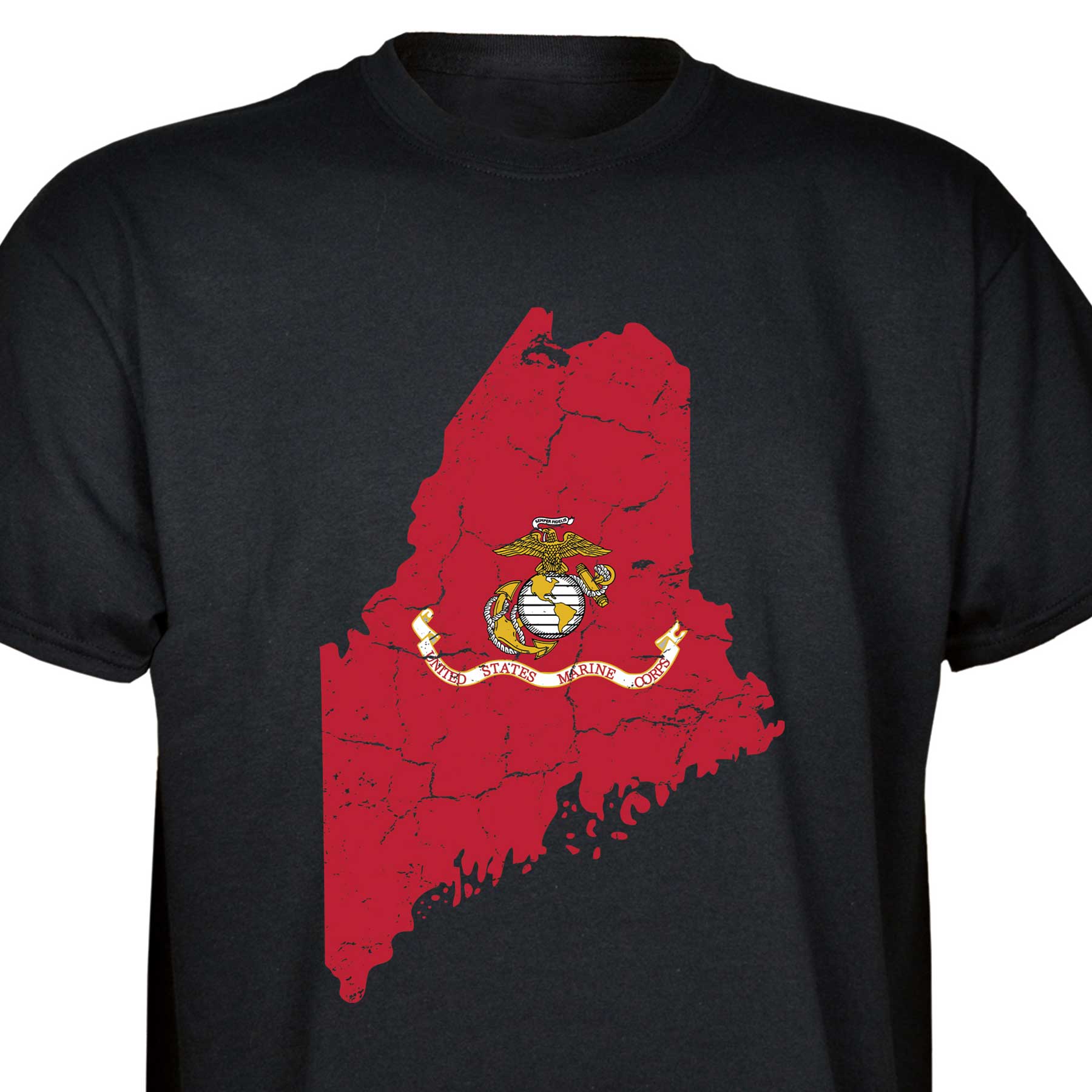 Customizable USMC T-Shirt with Choose-your-State Option - Image 23